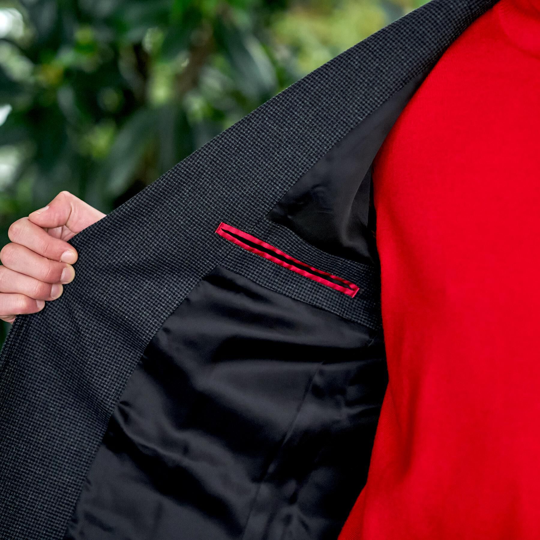 DRESSTERIOR「【セットアップ可/Momomax11月号掲載】ストレッチソフトタッチ チェックジャケット」|テーラードジャケット|