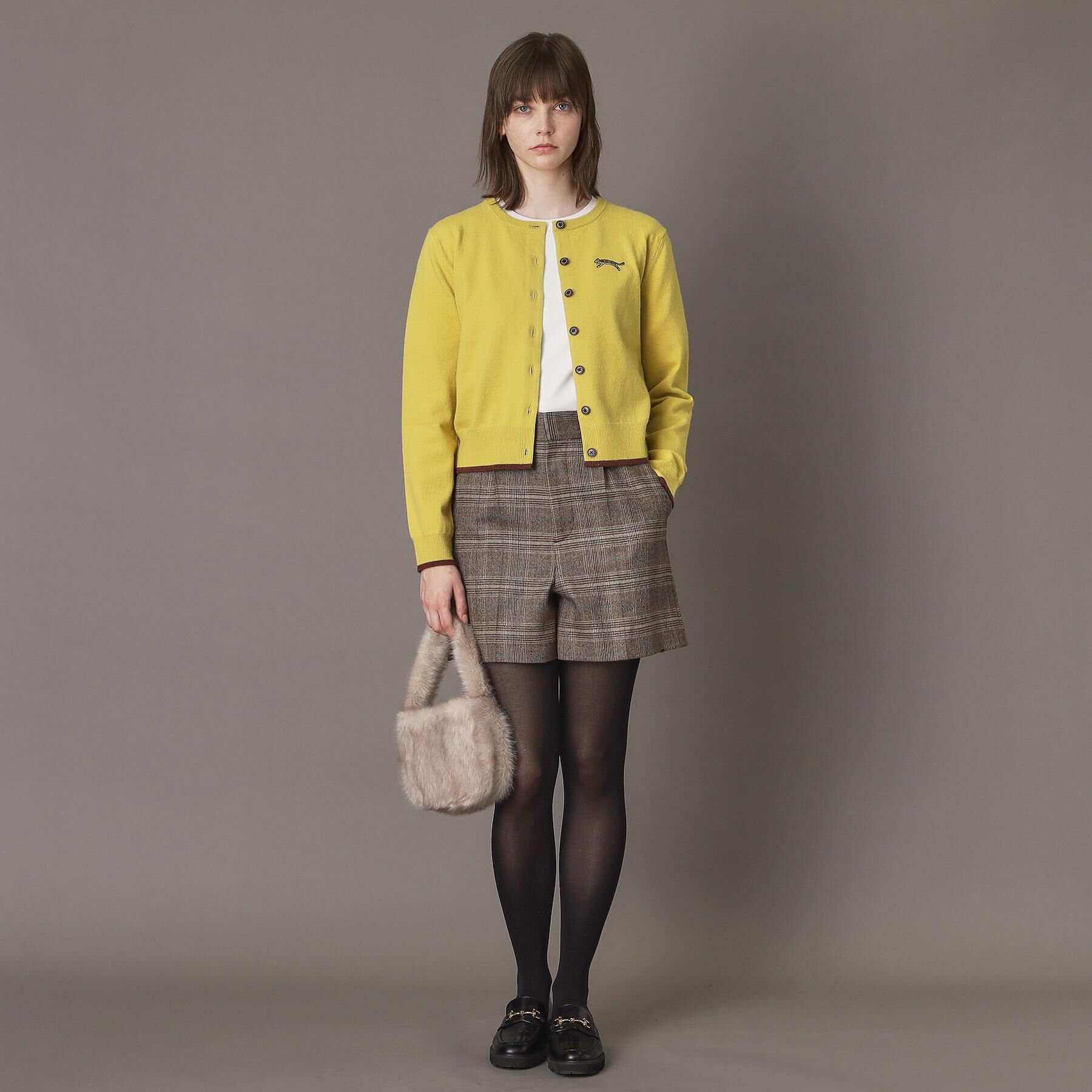 DRESSTERIOR「【CLASSY．12月号掲載】タイガーエンブロイダリークルーネックカーディガン」|カーディガン|