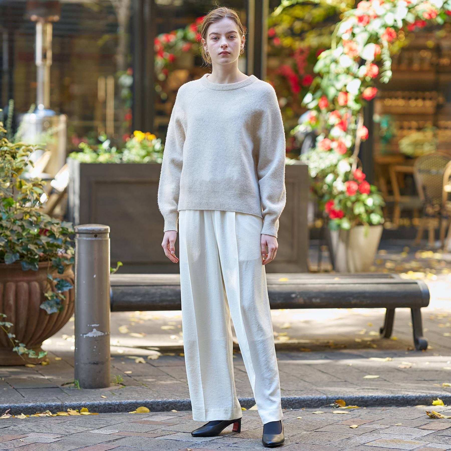 DRESSTERIOR「【otonaMUSE 11月号掲載】カシミヤブレンドクルーネックニット」|ニット・セーター|