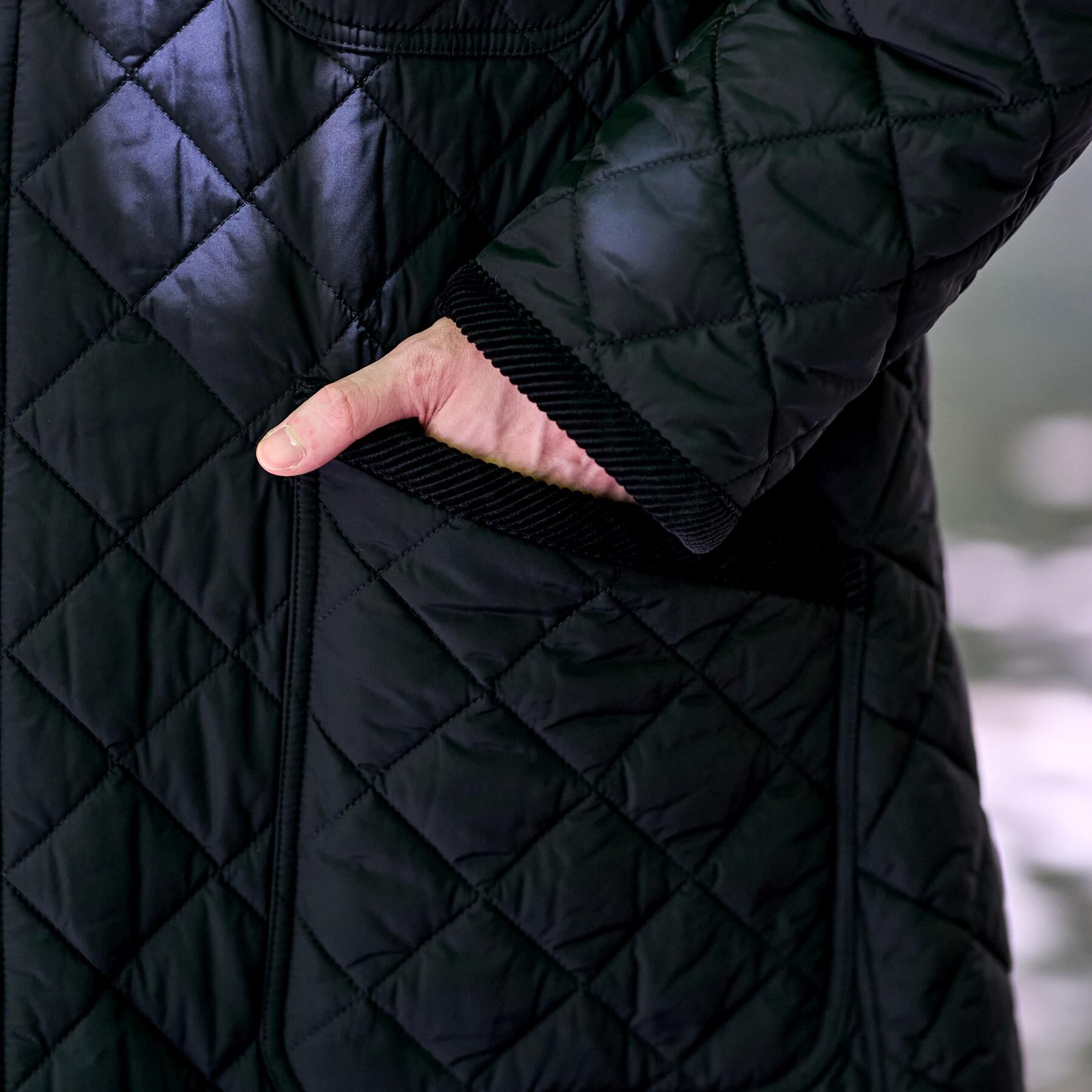 DRESSTERIOR「キルティング フーデット コート」|ダウン|