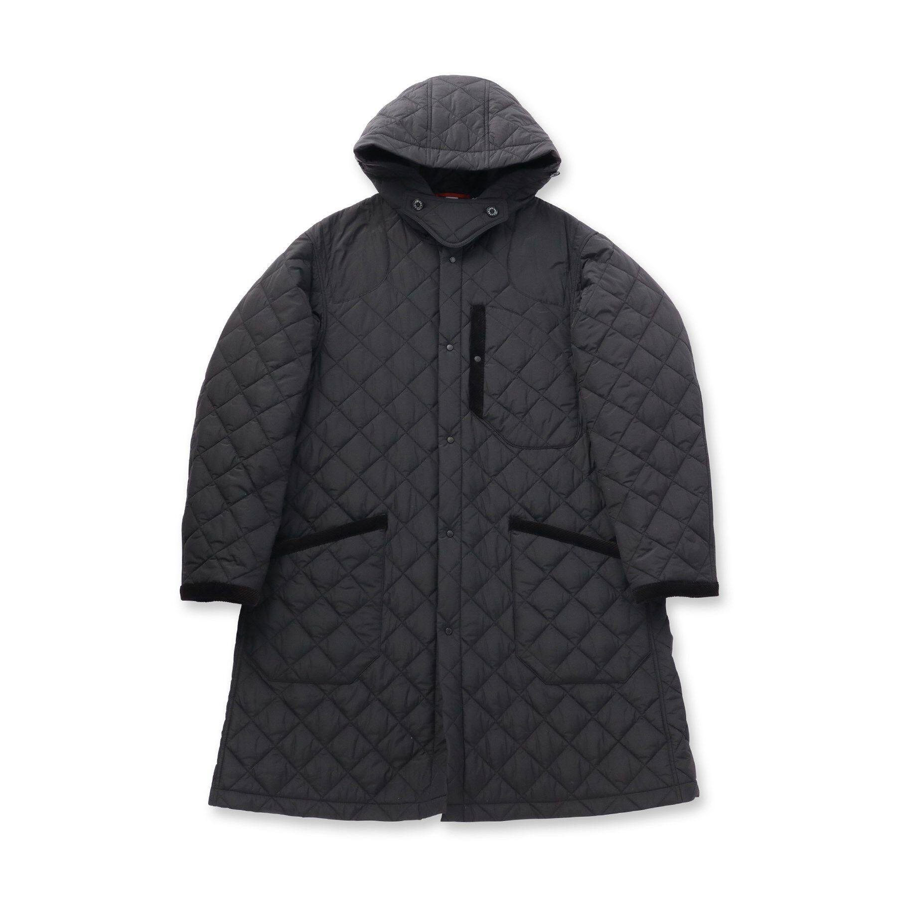 DRESSTERIOR「キルティング フーデット コート」|ダウン|