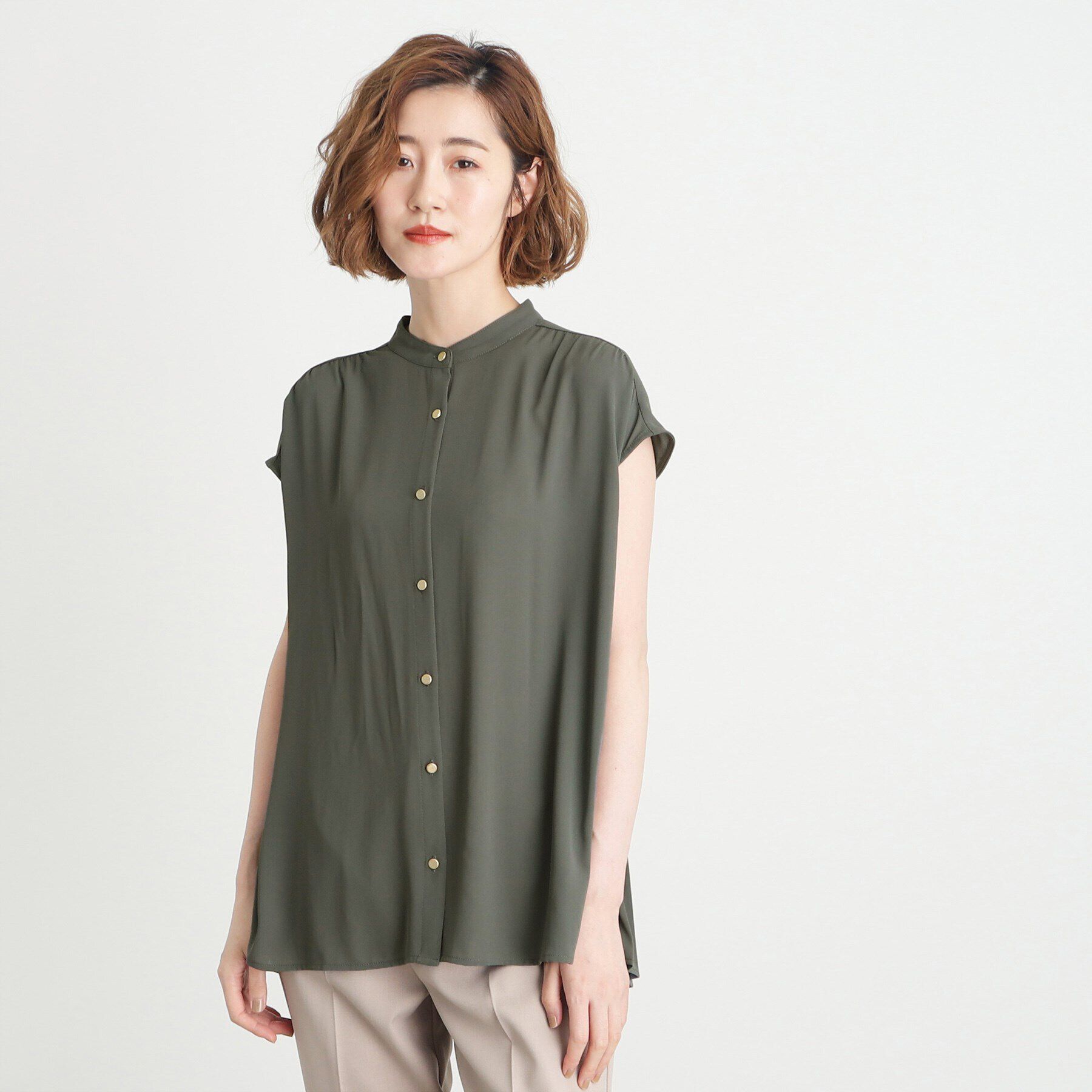 grove「バックプリーツブラウス」|シャツ・ブラウス|