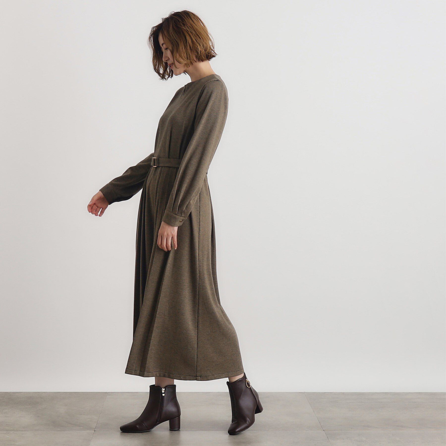 grove「カットジャカードワンピース」|ワンピース|