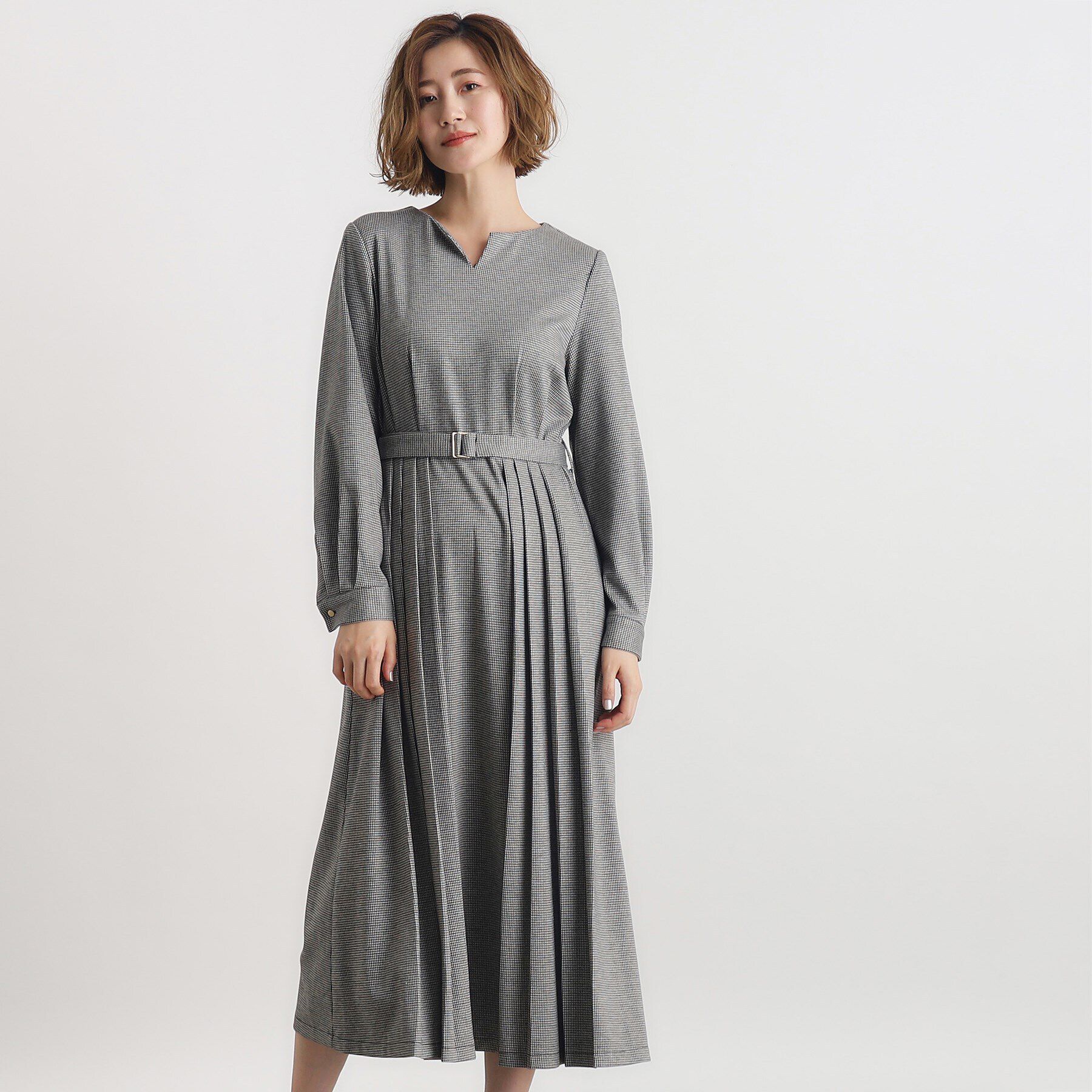 grove「カットジャカードワンピース」|ワンピース|