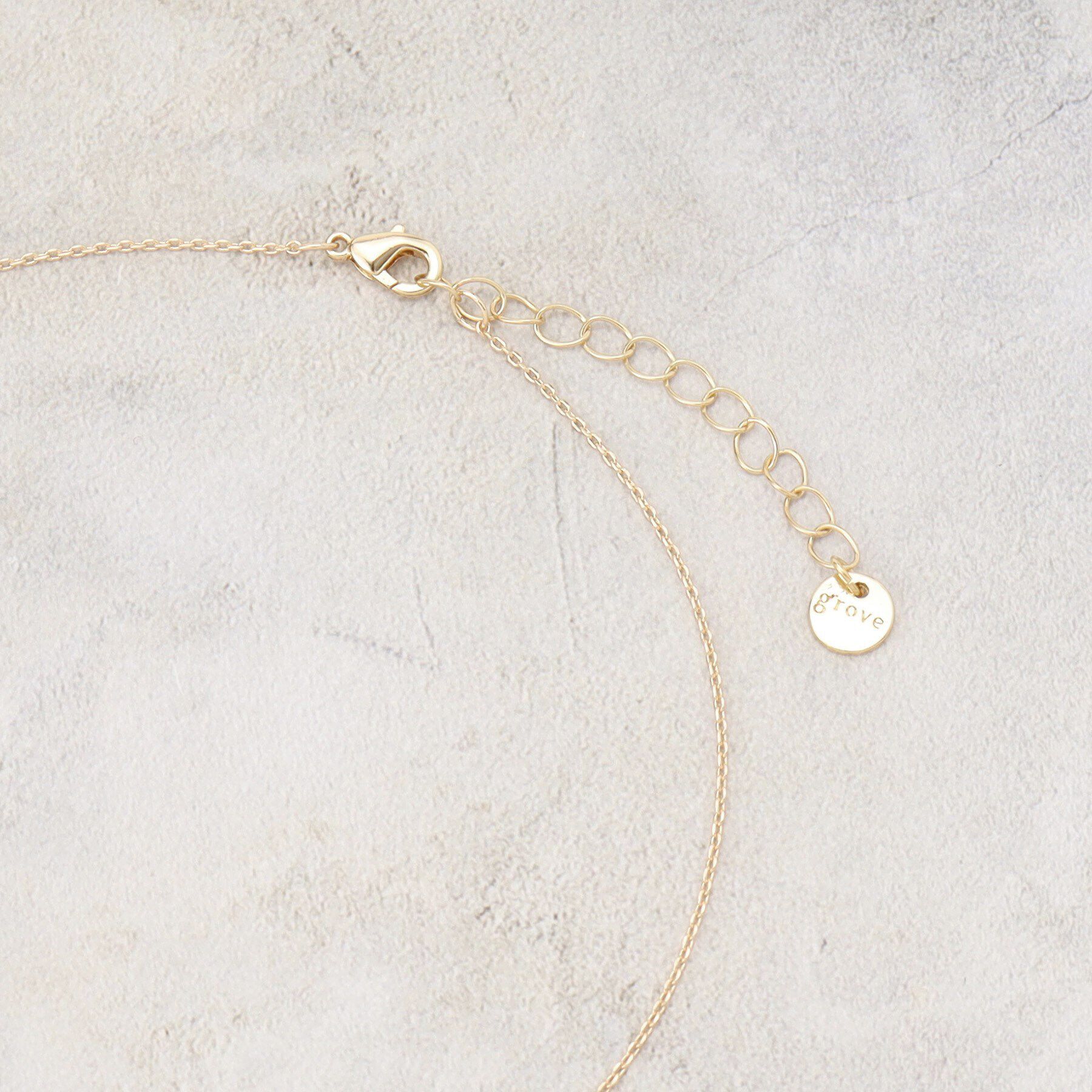 grove「サークルビジューミドルネックレス」|ネックレス|