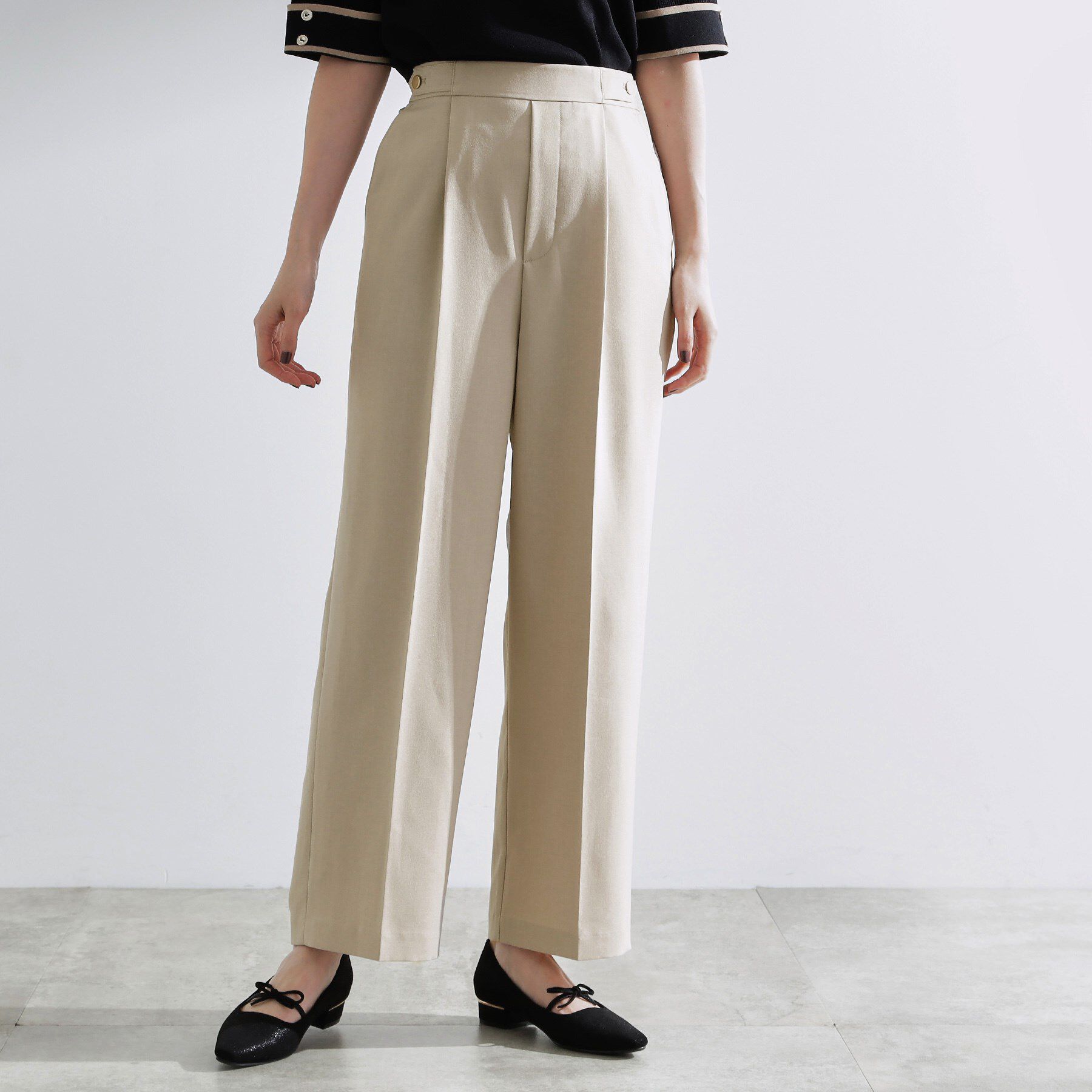 grove「【洗える/美脚ラインキープ】ワイドパンツ」|その他|