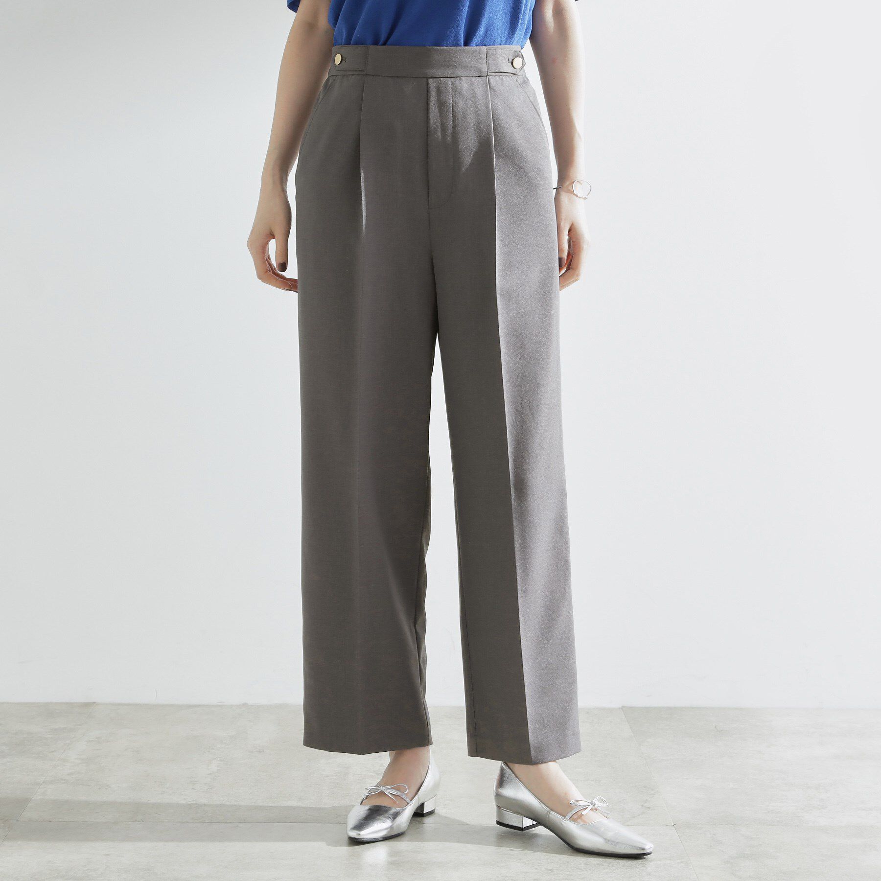 grove「【洗える/美脚ラインキープ】ワイドパンツ」|その他|