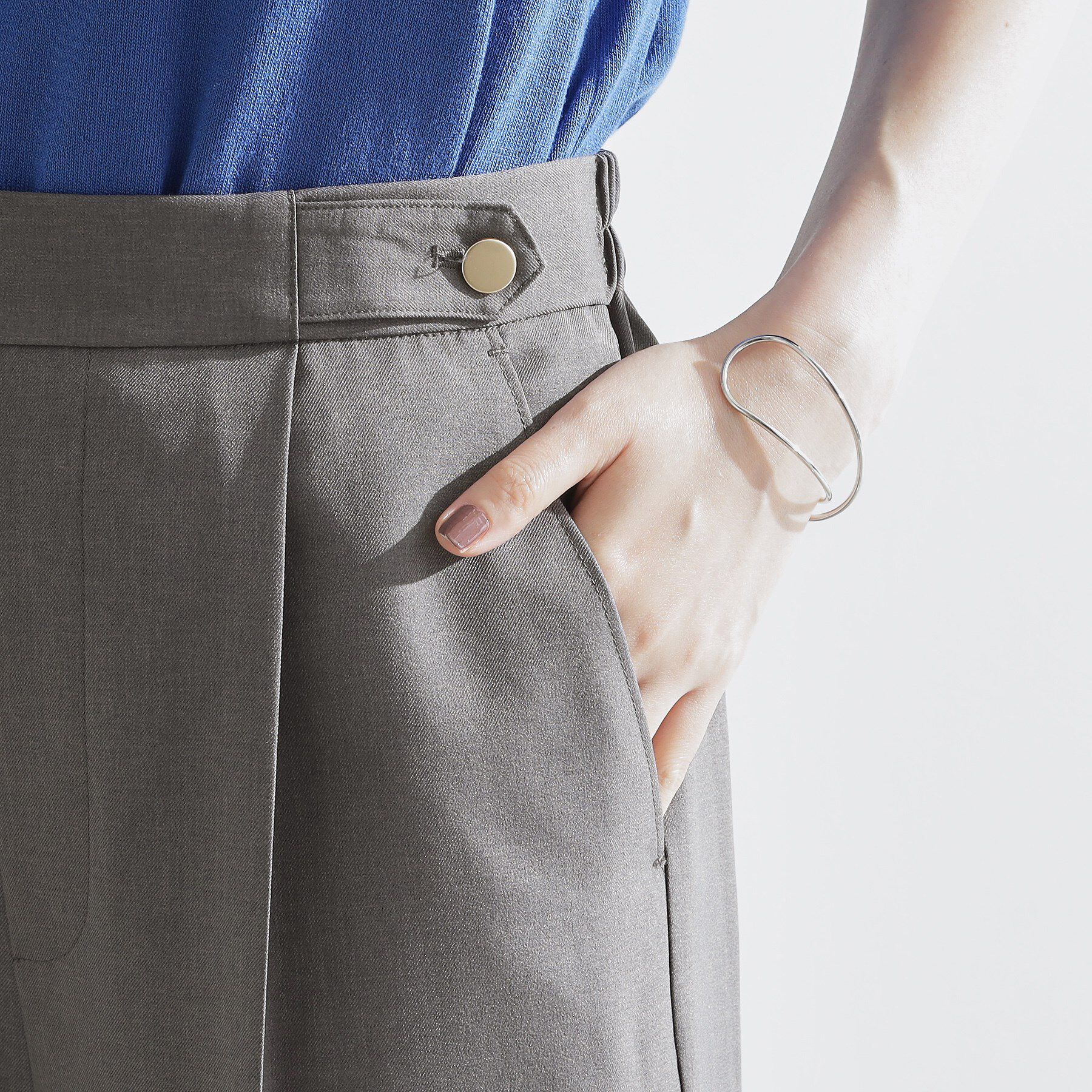 grove「【洗える/美脚ラインキープ】ワイドパンツ」|その他|