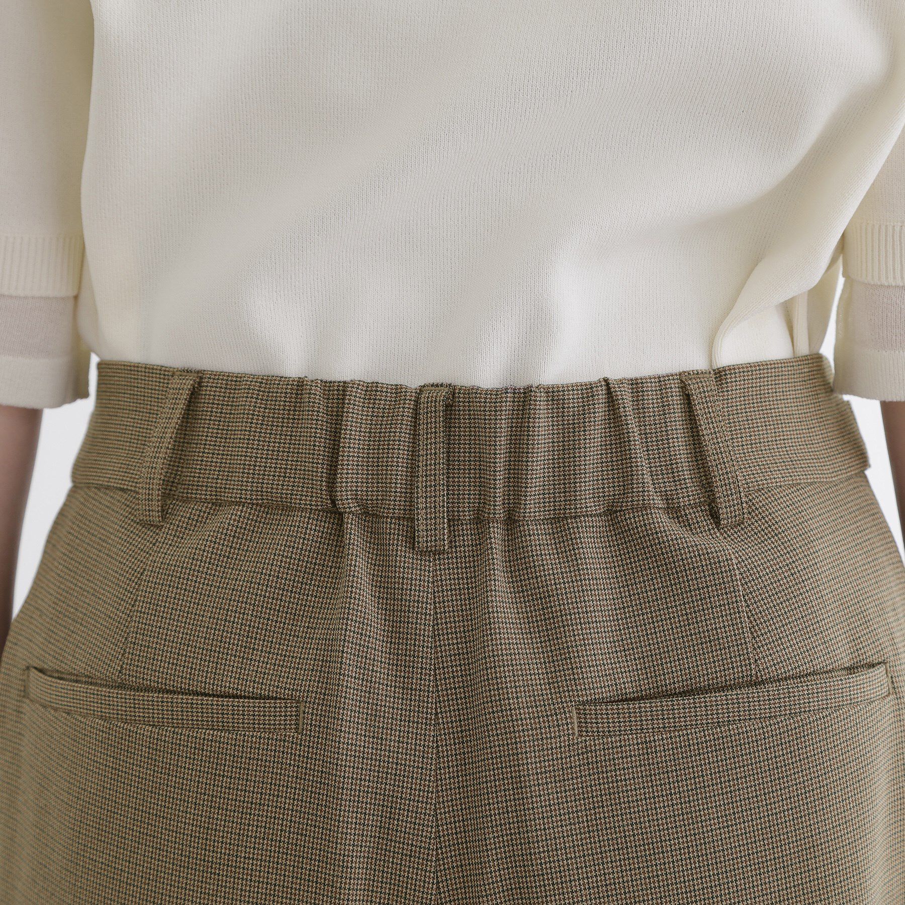 grove「【洗える】毎日履きたいチェックワイドパンツ」|その他|