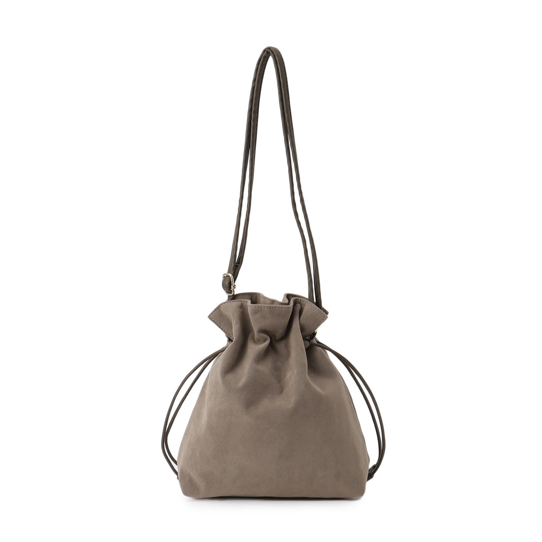 grove「スタッズスエード調巾着ショルダー」|ショルダー・メッセンジャー|