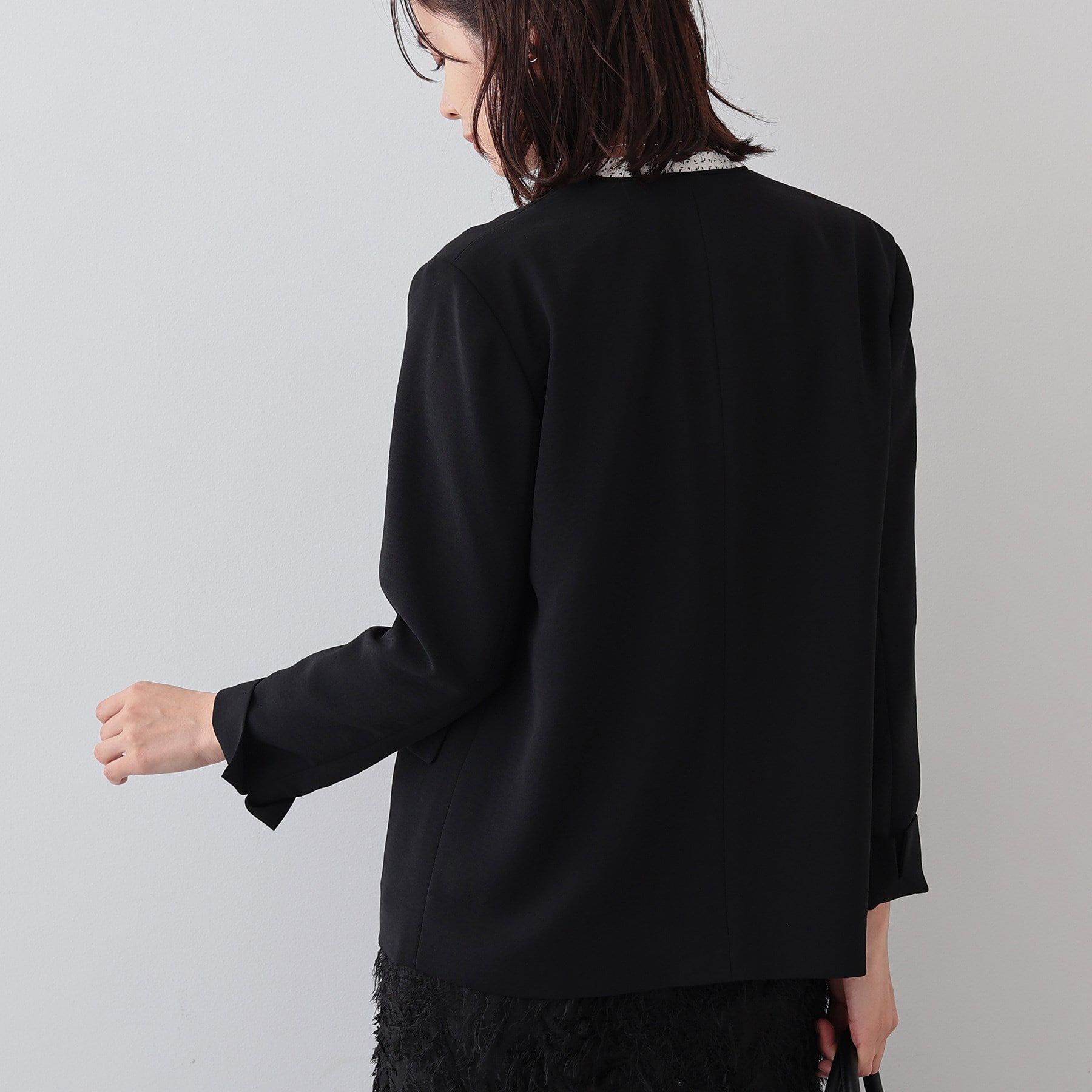 INDIVI「【着る日傘/遮熱/UVケア】ノーカラージャケット」|スーツ|