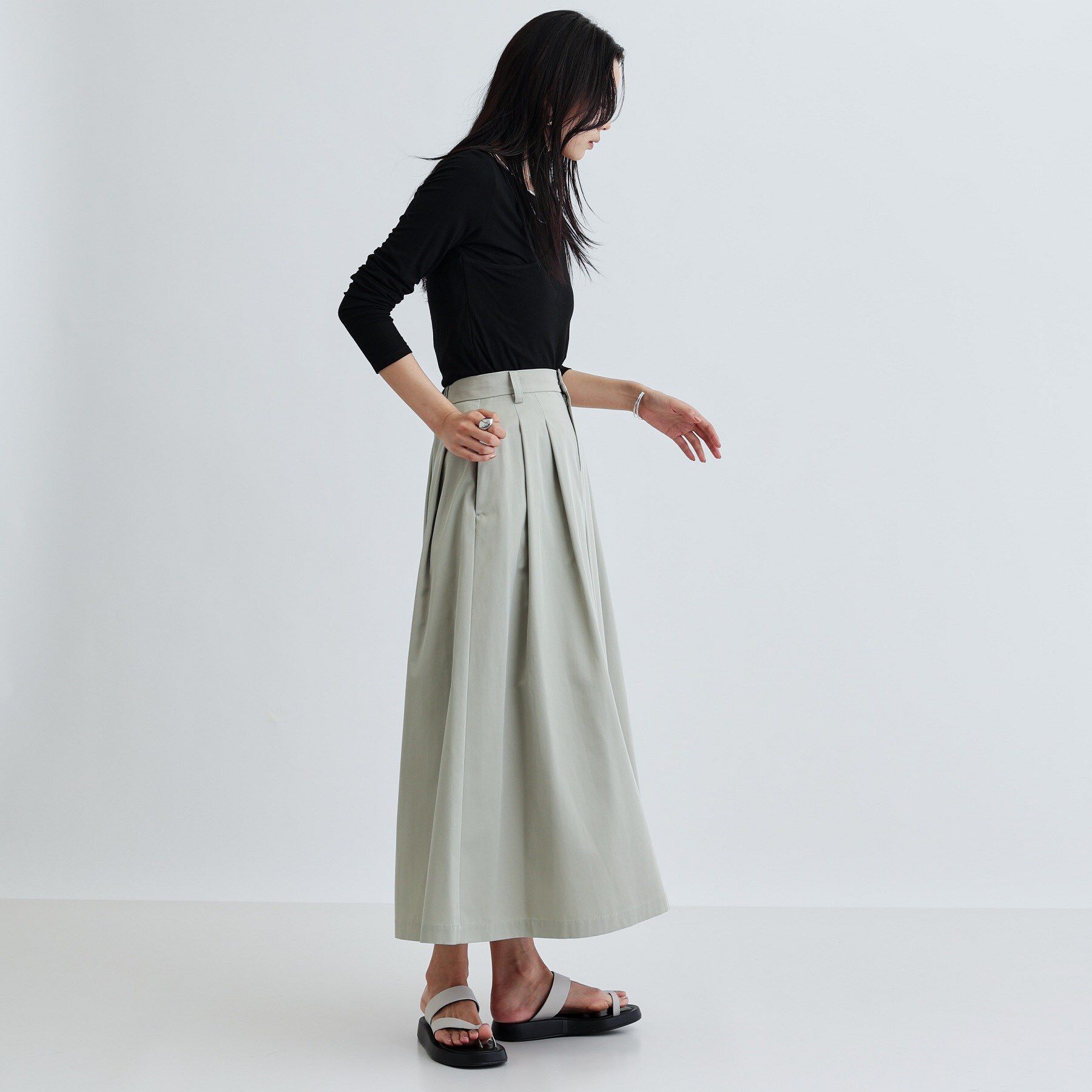 GALLEST「チノマキシスカート」|スカート|