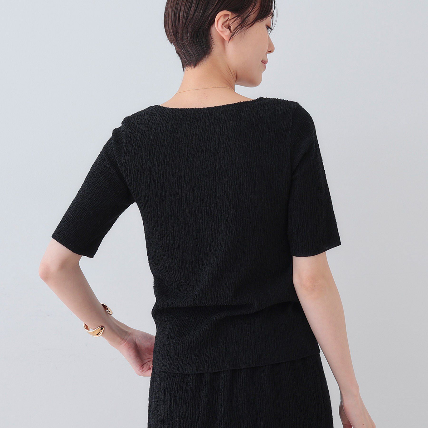 INDIVI「【日本製／SETUP可能】ブークレーカットソー」|Tシャツ・カットソー|