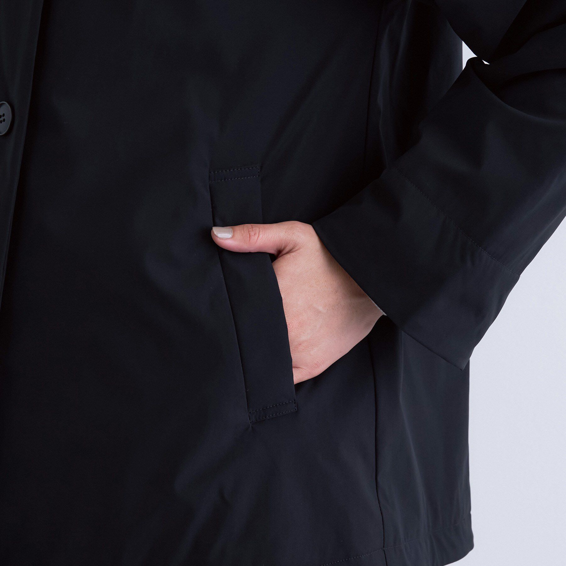 INDIVI「【超軽量／蓄熱】ライトパフステンカラーコート」|ダウン|