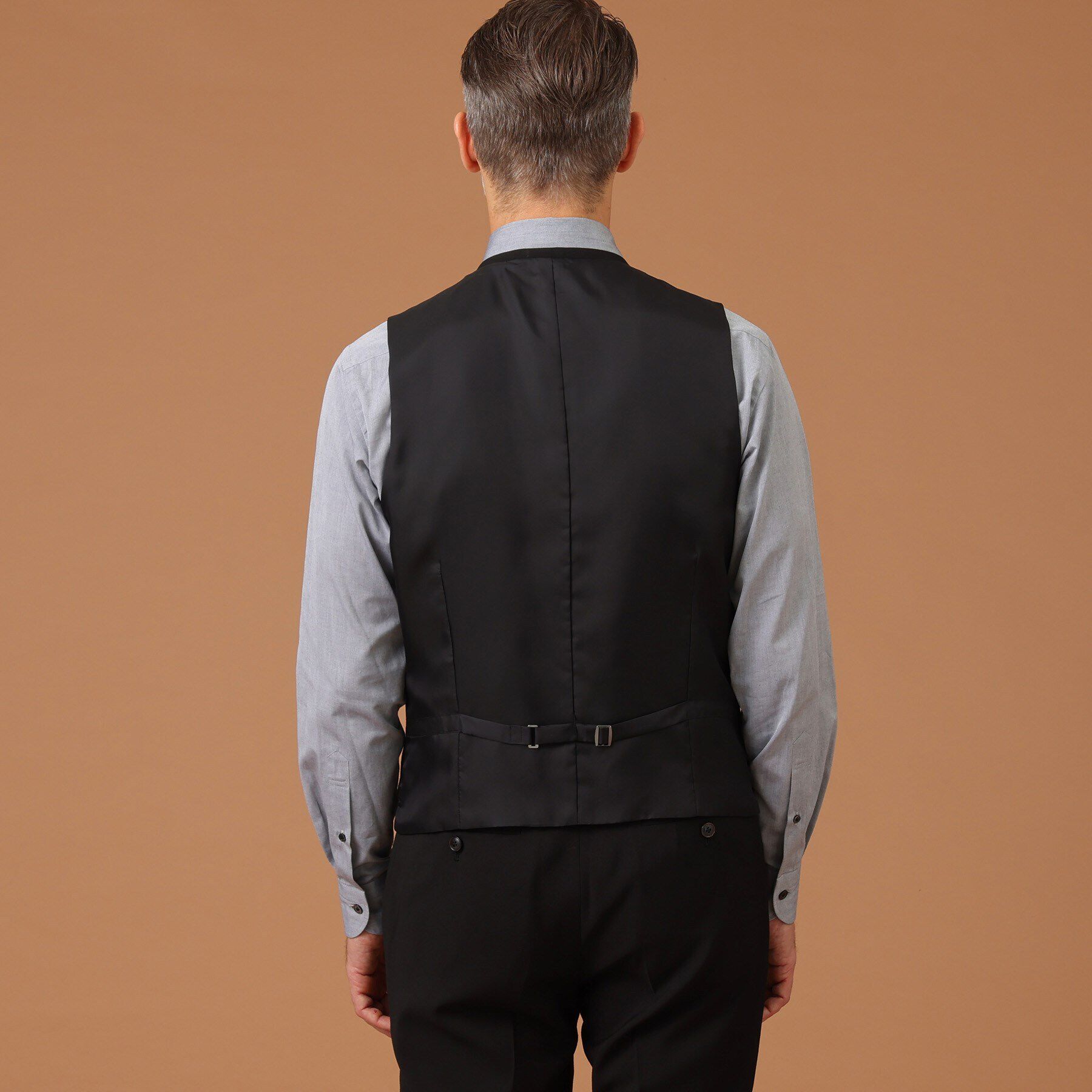 40CARATS&525「【Sサイズ～】ディープブラック ヴェスト」|スーツ|