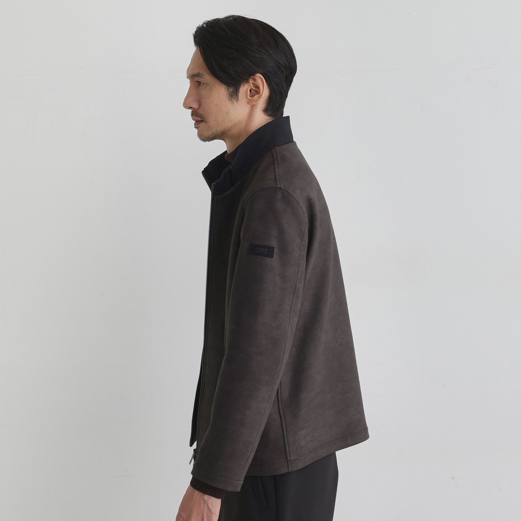 TAKEO KIKUCHI「【JUST ONE LAYER】ダウンファブリック ジップアップ フード ブルゾン」|ブルゾン・スタジャン|