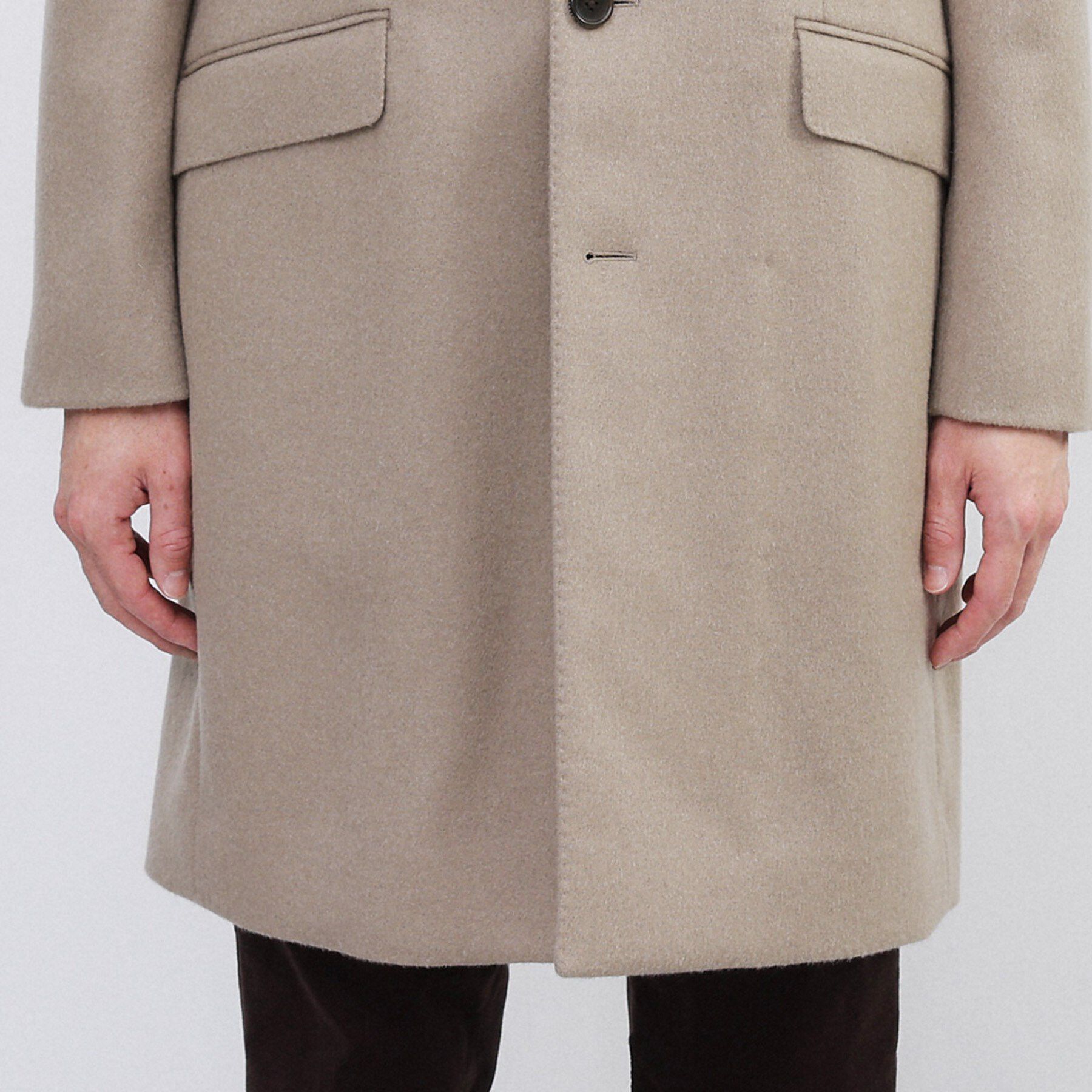 TAKEO KIKUCHI「カシミヤブレンド ビーバー調チェスターコート」|その他|