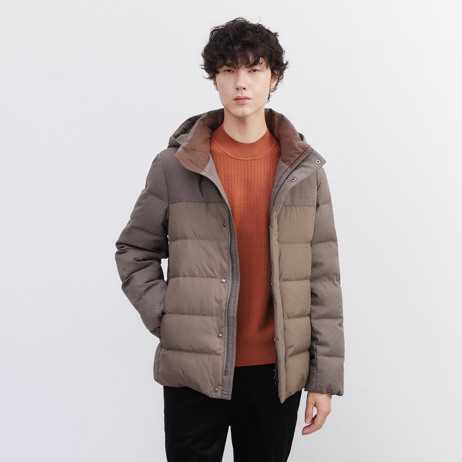 TAKEO KIKUCHI「カラーコンビ ダウンブルゾン」|ダウン|