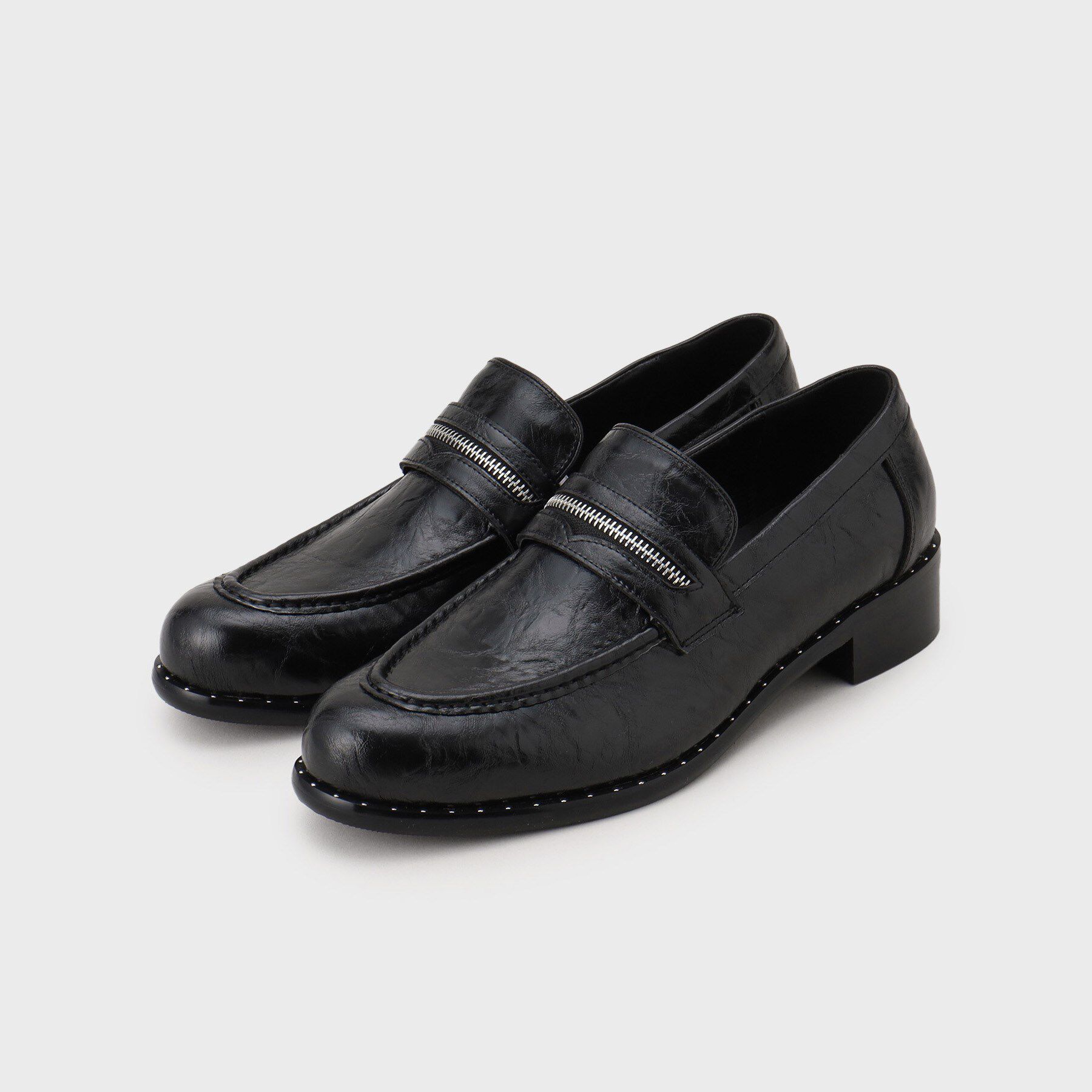 tk.TAKEO KIKUCHI「ギミックローファー」|ビジネス・ドレスシューズ|ブラック(019)