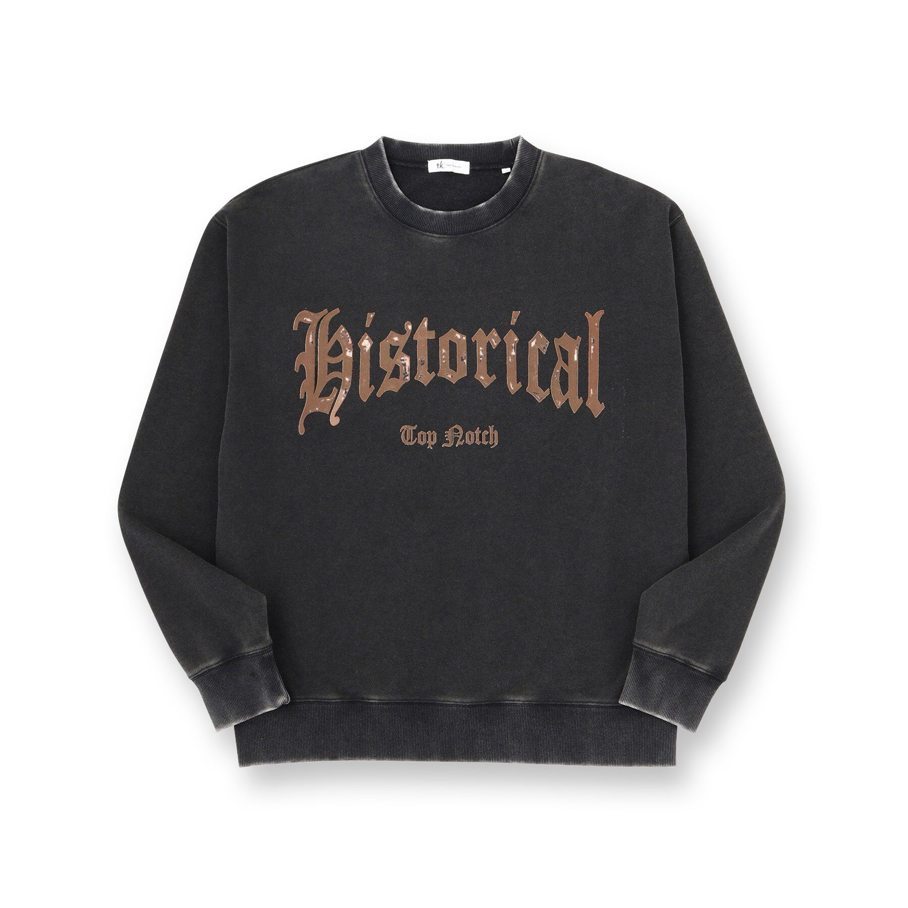 tk.TAKEO KIKUCHI「カレッジフロッキープリントスウェット」|パーカー|