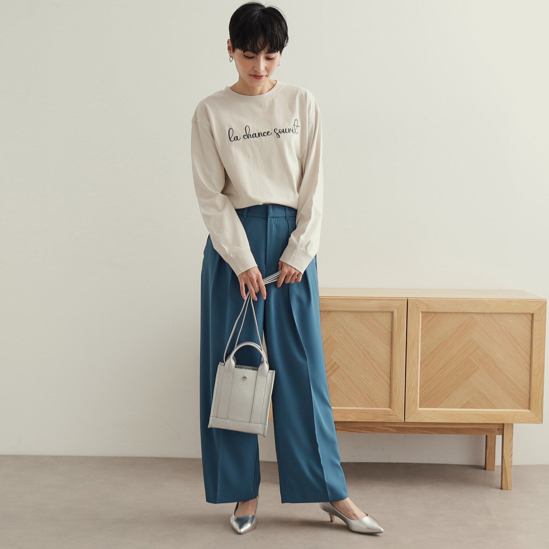 OPAQUE.CLIP「【軽量/長さ調整可能】スクエアミニショルダーバッグ」|ショルダー・メッセンジャー|