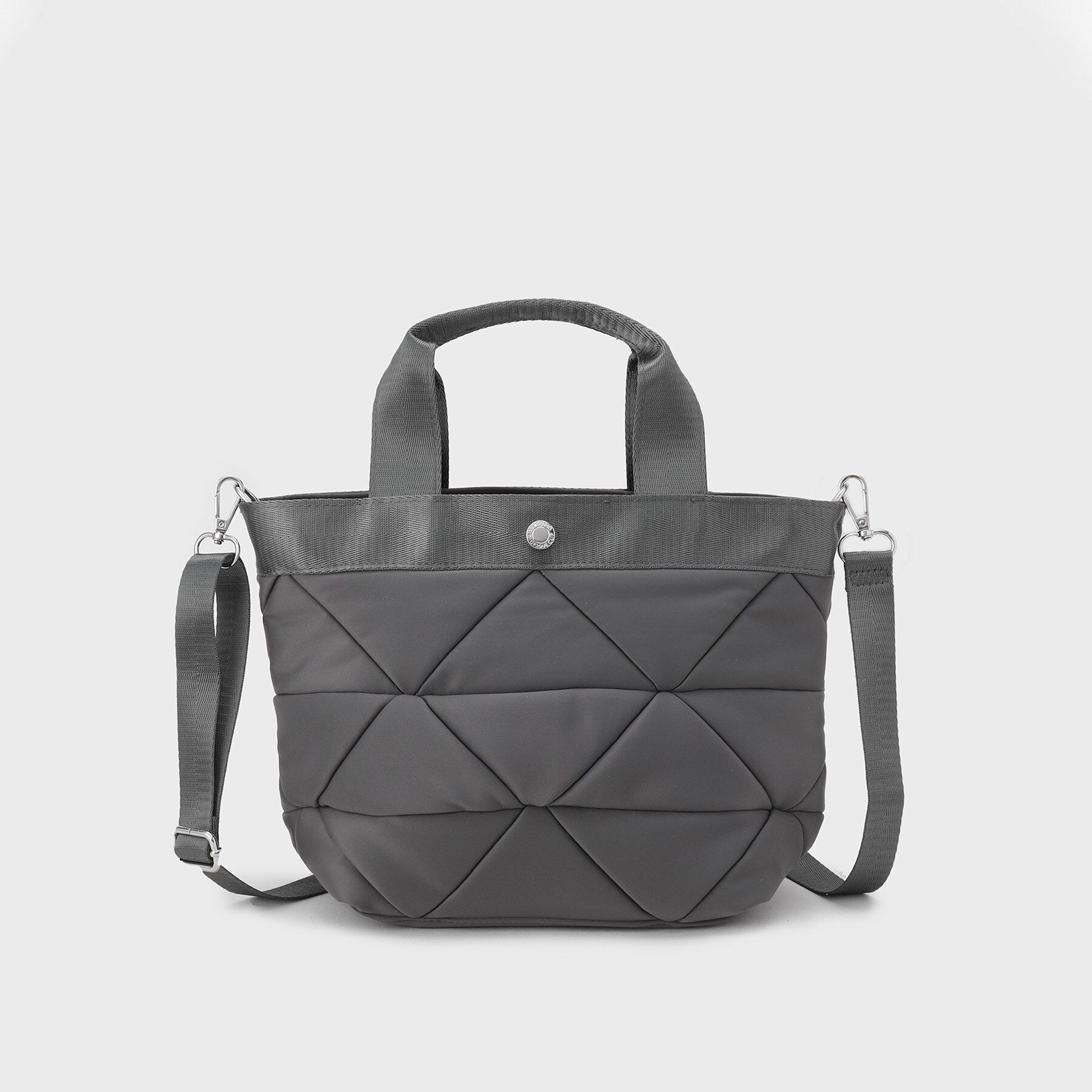 OPAQUE.CLIP「【2WAY／軽量】トライアングルキルティングミドルトートバッグ」|トートバッグ|