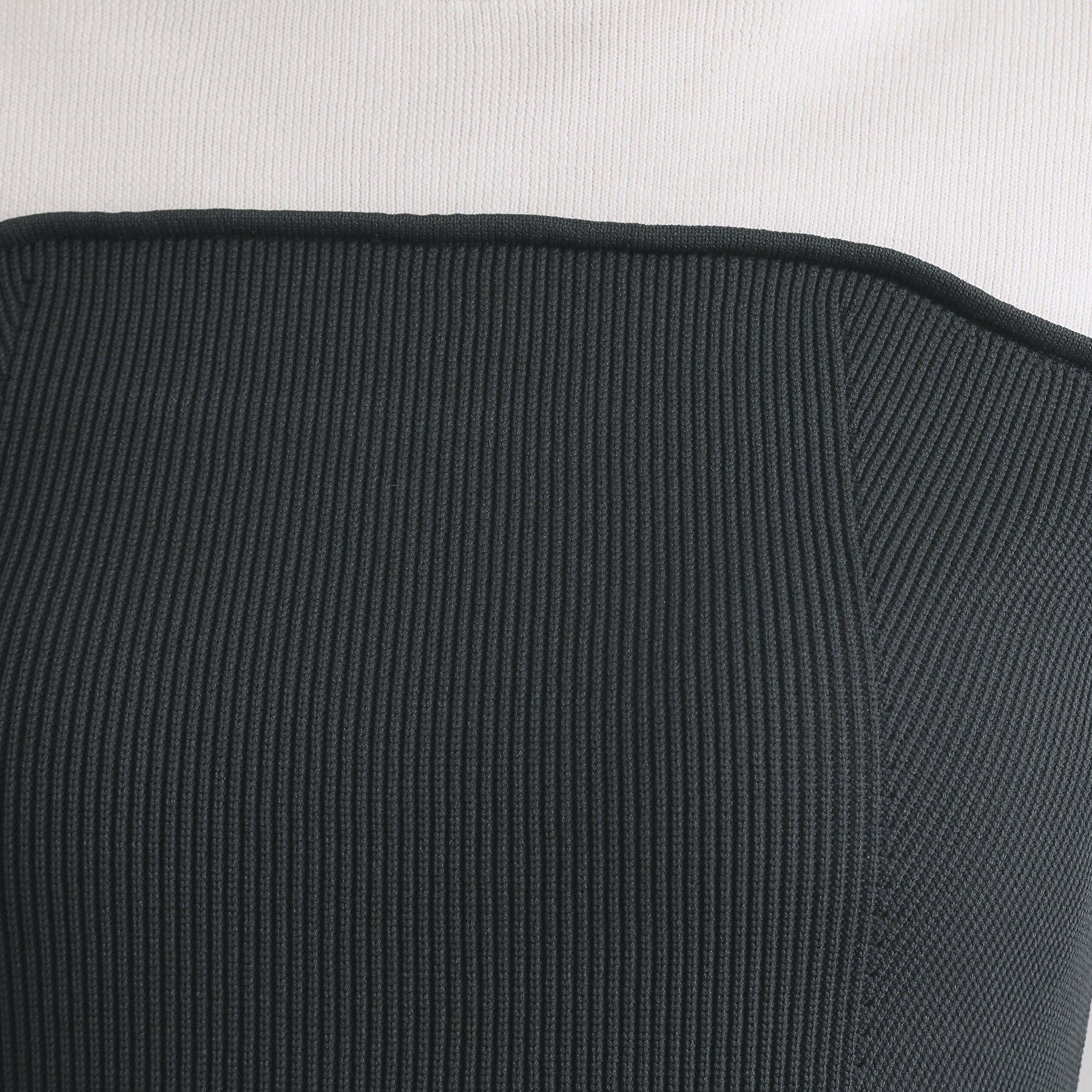 OPAQUE.CLIP「配色ビスチェニットワンピース【洗濯機OK】」|ワンピース|