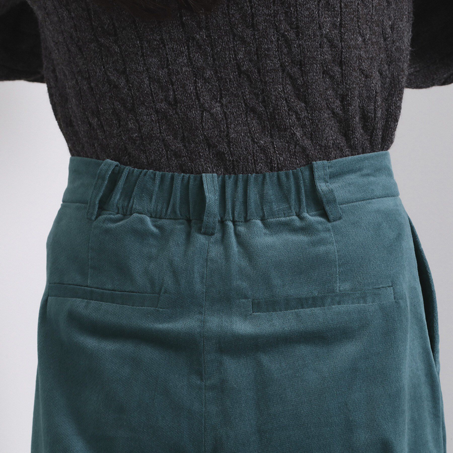 OPAQUE.CLIP「別珍タックワイドパンツ【洗える】」|その他|