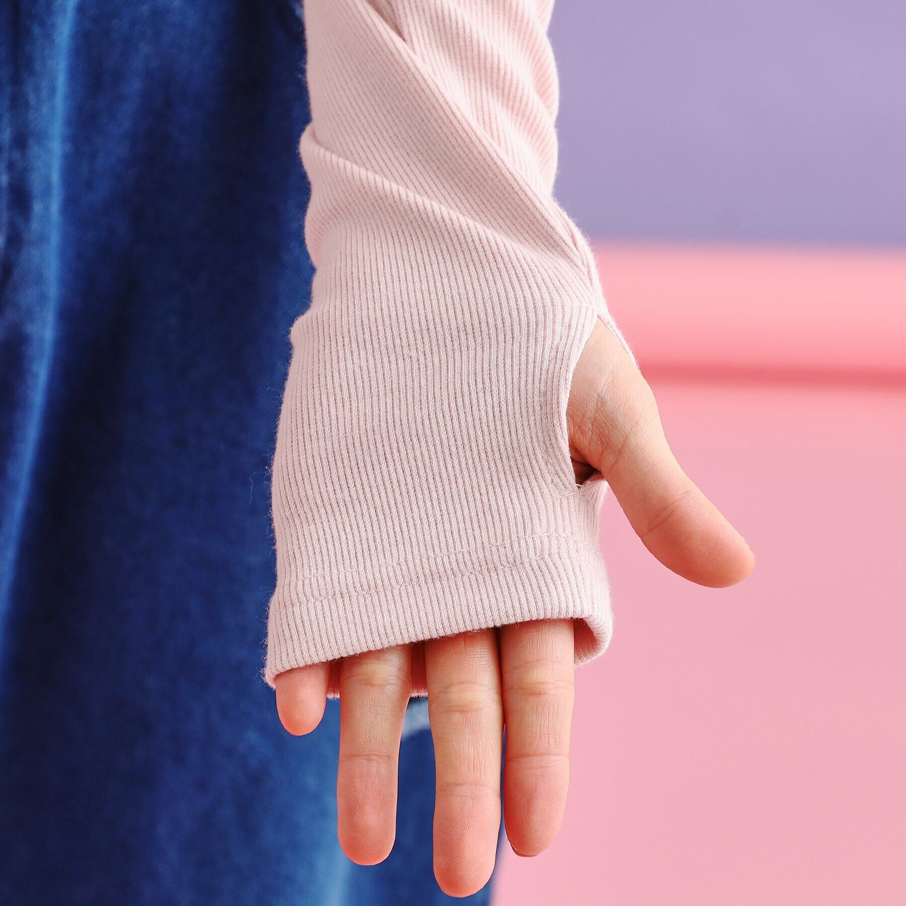 PINK-latte「レースアップテレコプルオーバー」|Tシャツ・カットソー|