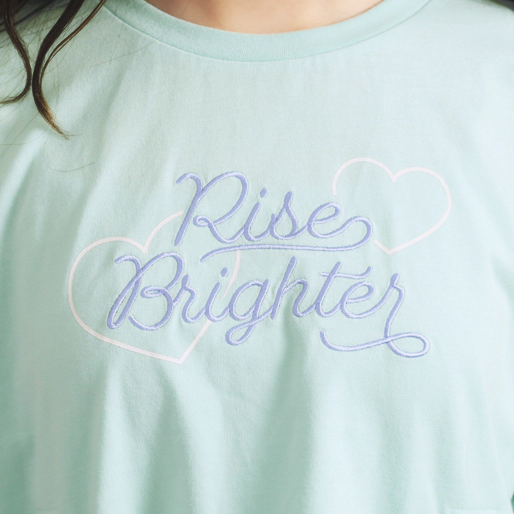 PINK-latte「レースアップTシャツ」|Tシャツ・カットソー|