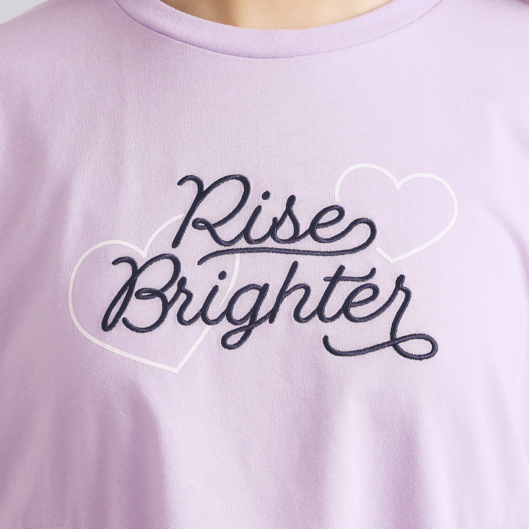 PINK-latte「レースアップTシャツ」|Tシャツ・カットソー|