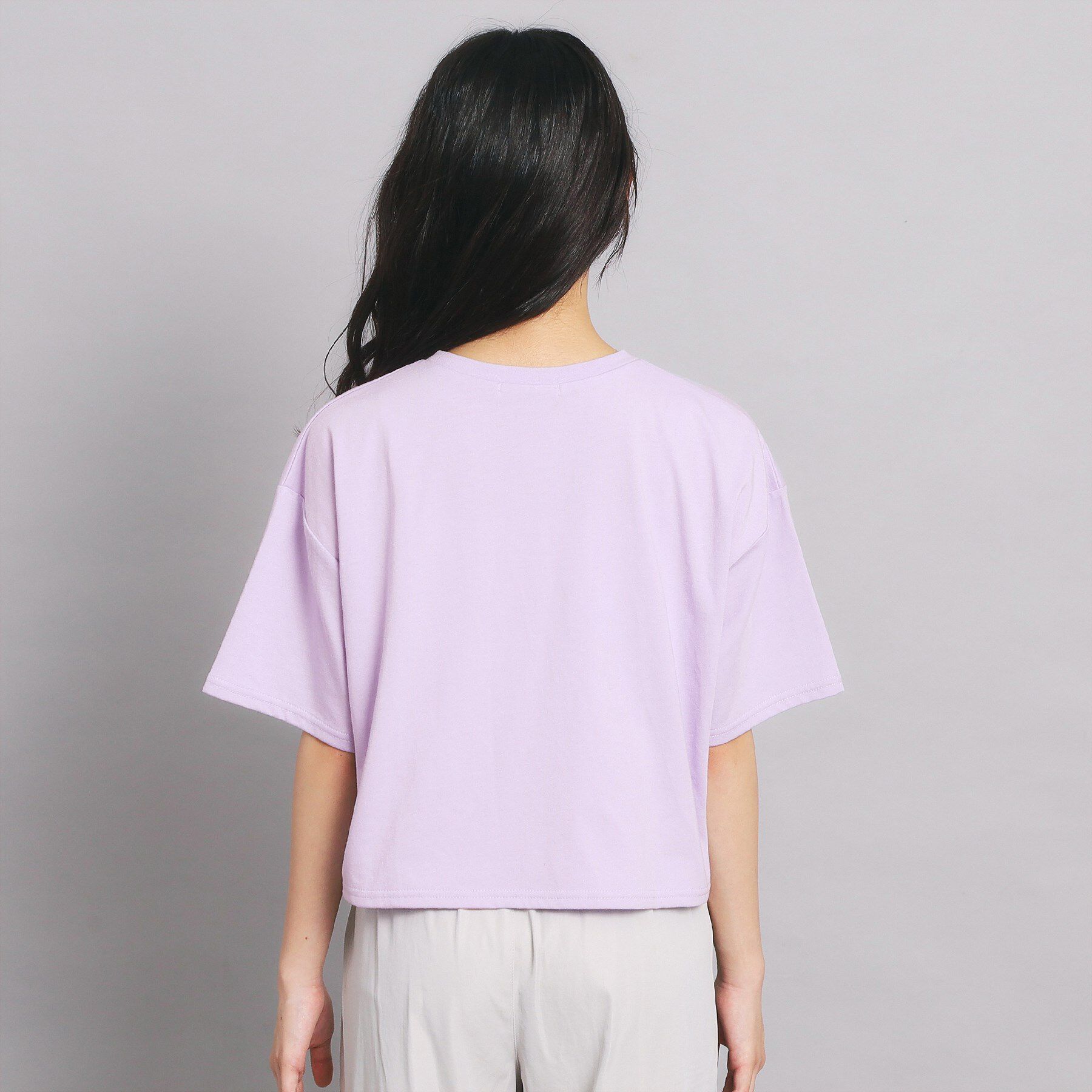 PINK-latte「レースアップTシャツ」|Tシャツ・カットソー|