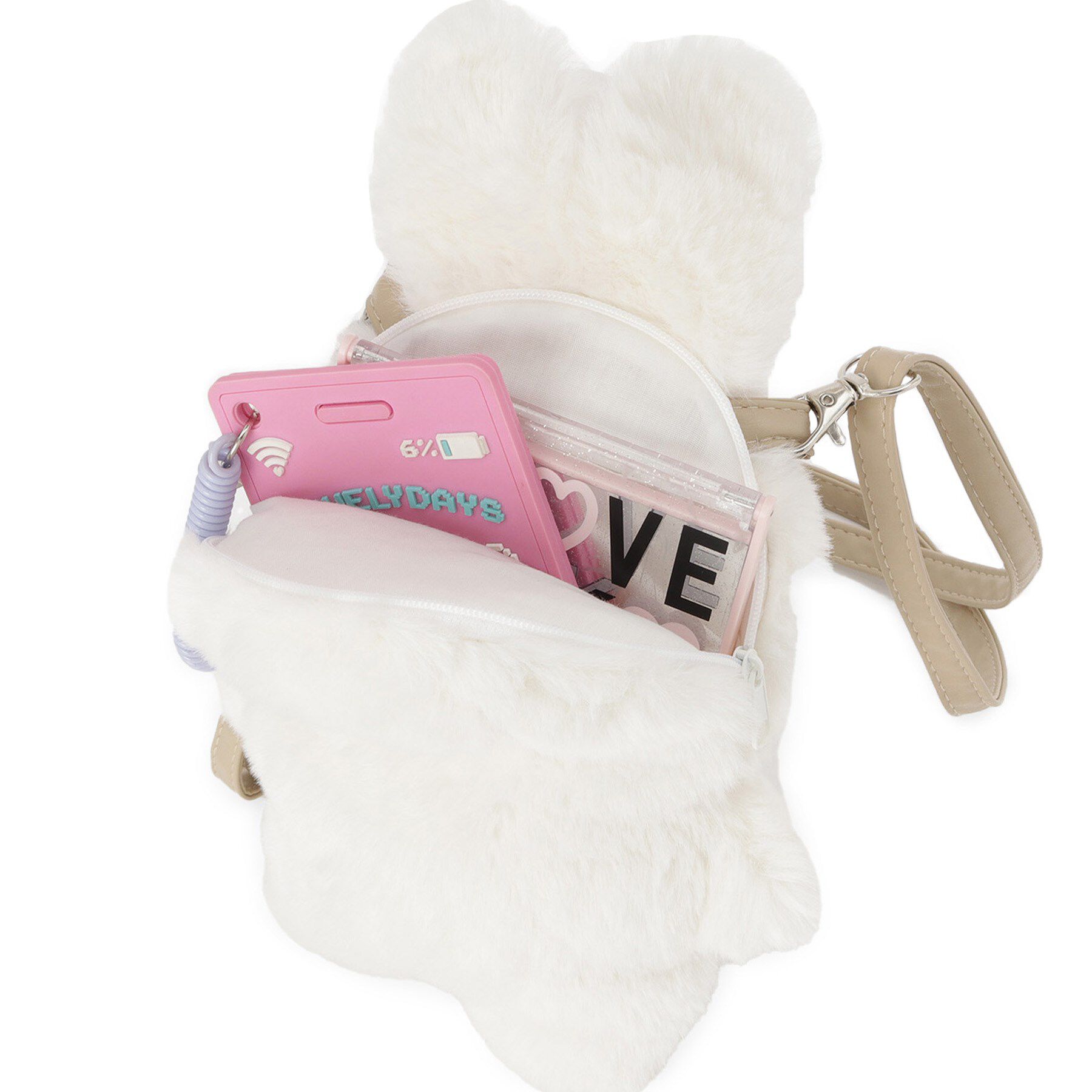 PINK-latte「ぬいぐるみショルダー」|ショルダー・メッセンジャー|