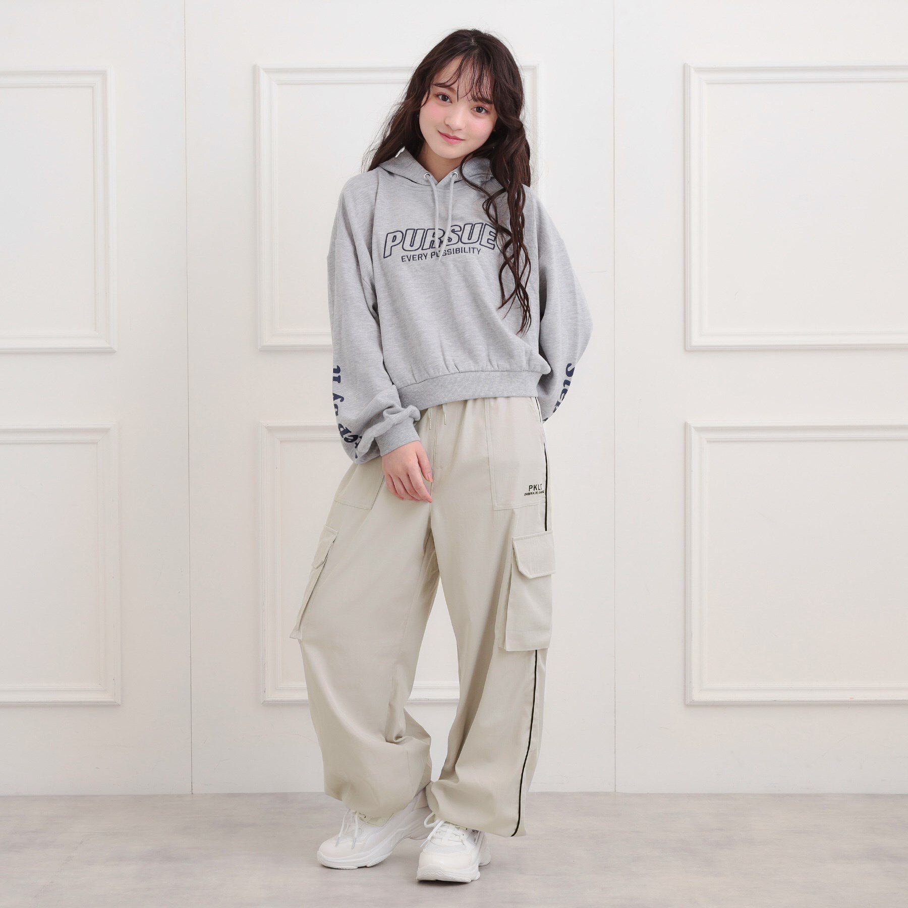 PINK-latte「ベーシックパイピングカーゴパンツ」|その他|