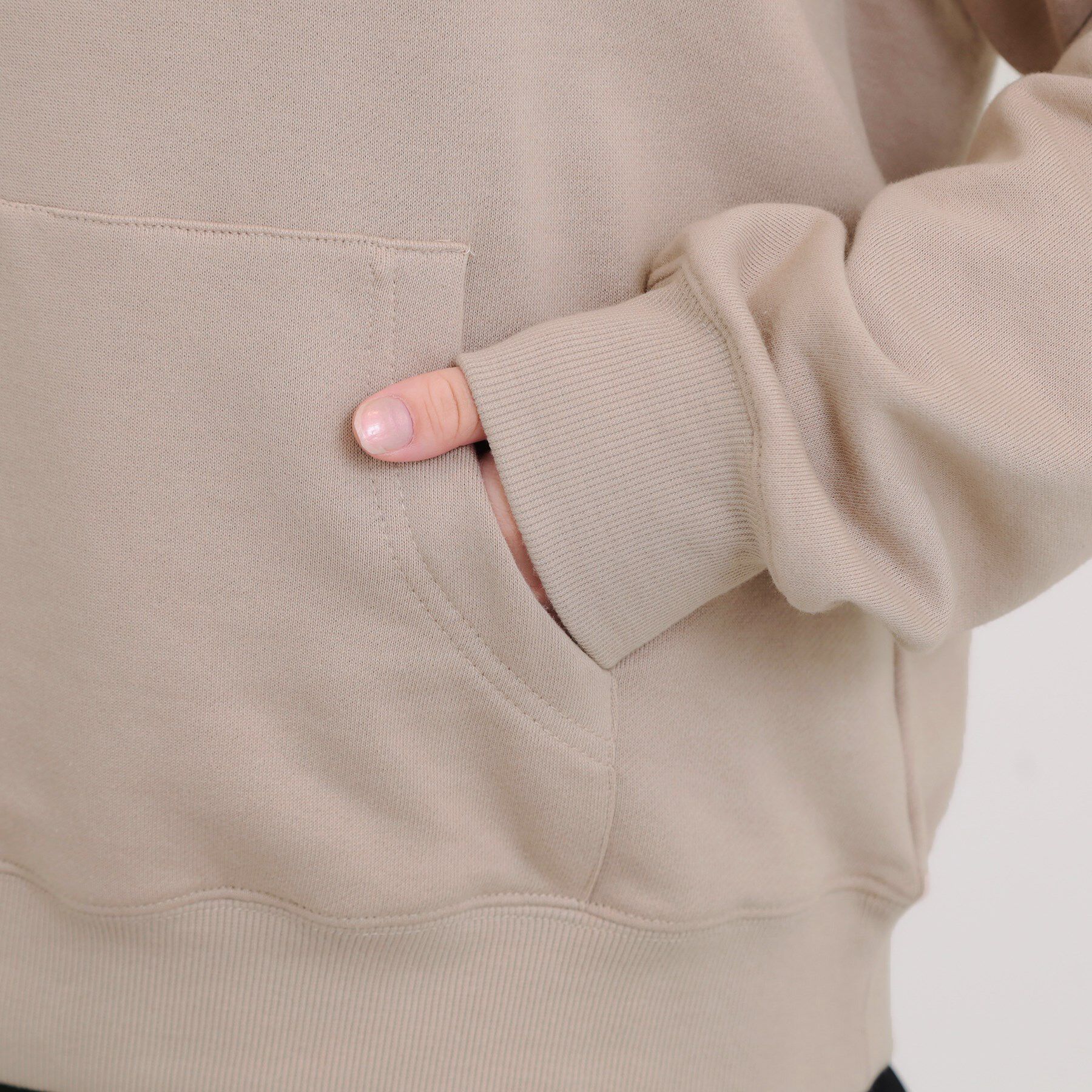 PINK-latte「くま耳チュニックパーカー」|パーカー|