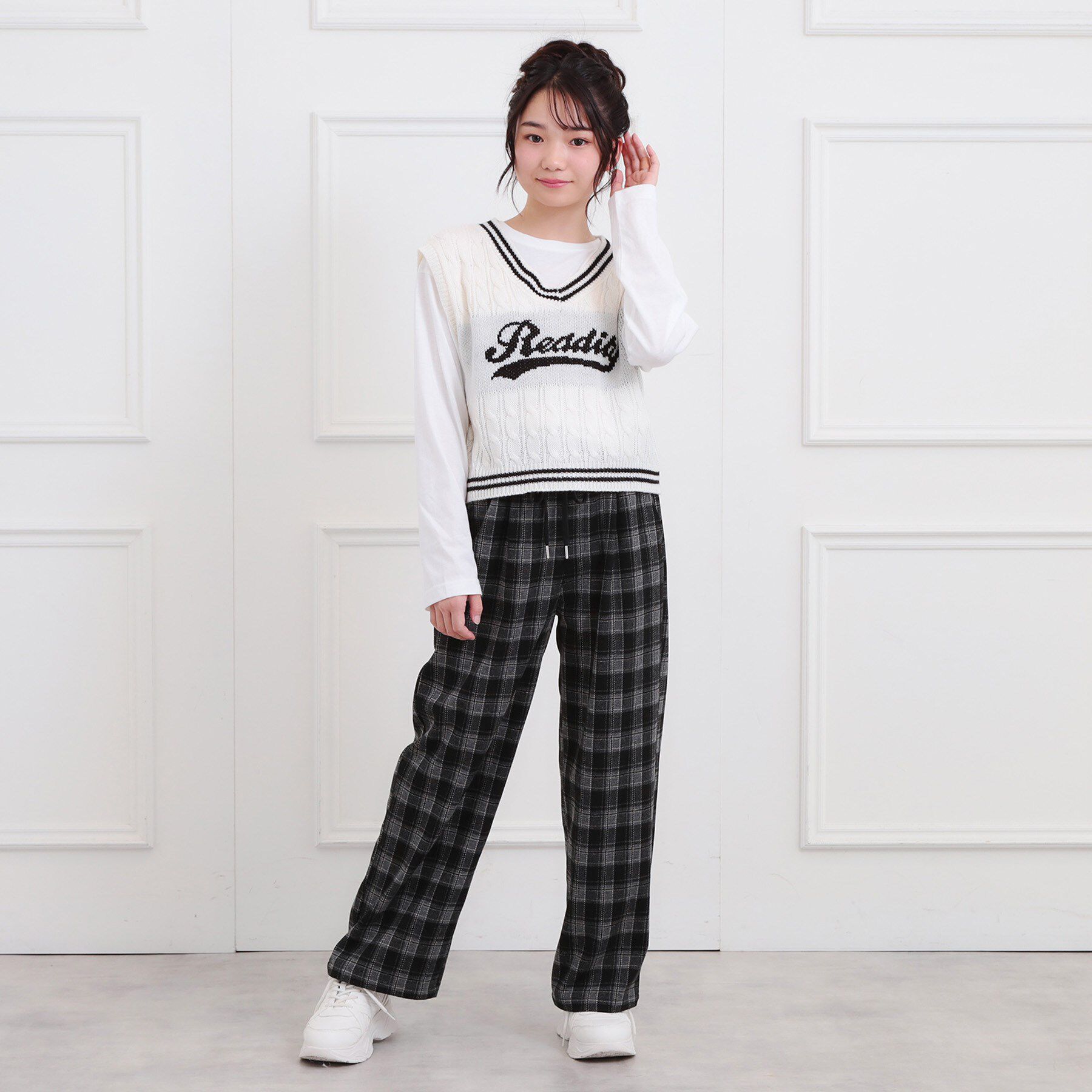 PINK-latte「裏起毛イージーロングパンツ」|その他|