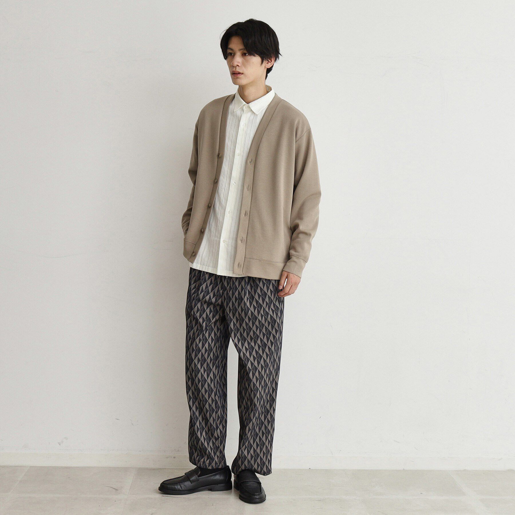 THE SHOP TK「ライトダンボールカーディガン」|カーディガン|