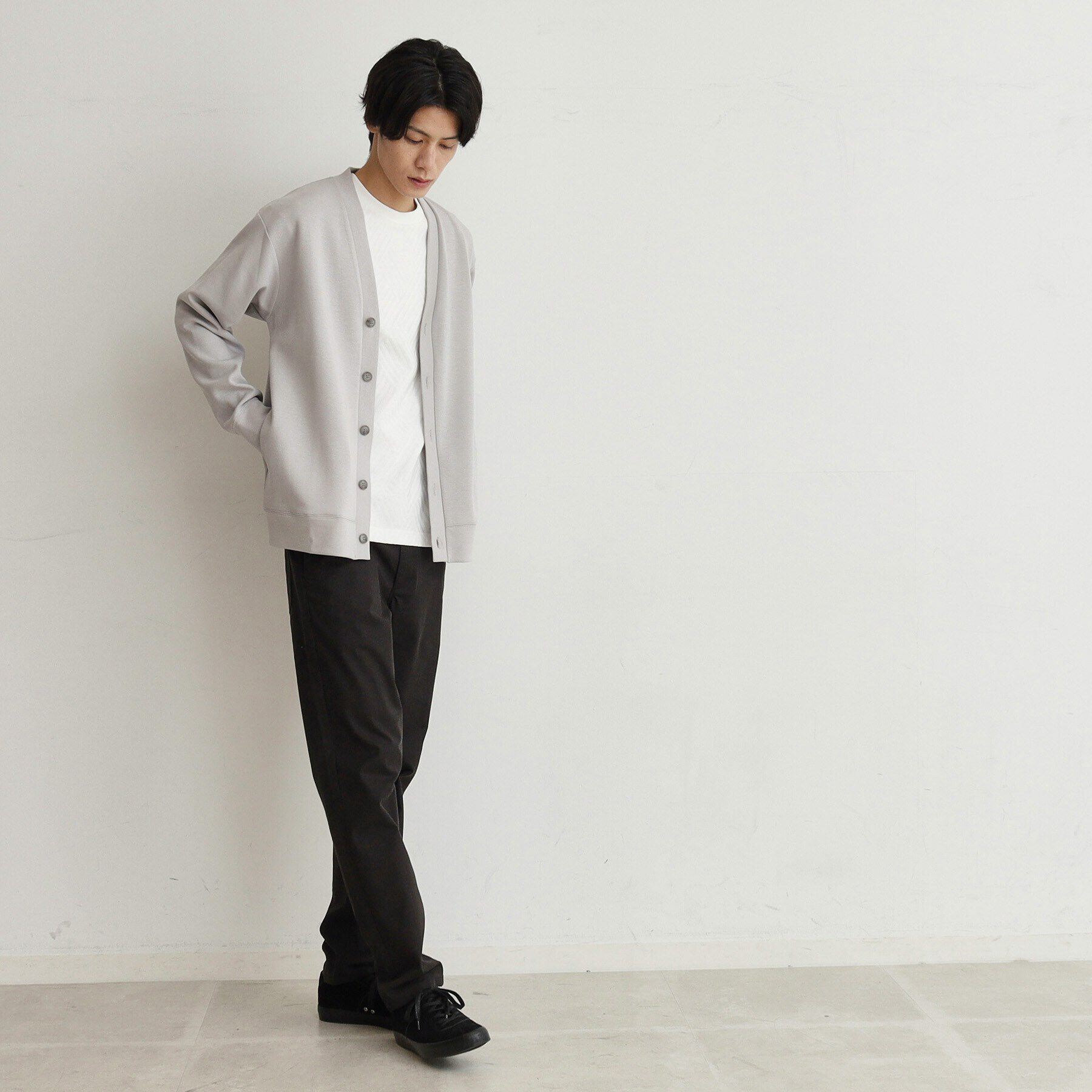 THE SHOP TK「ライトダンボールカーディガン」|カーディガン|