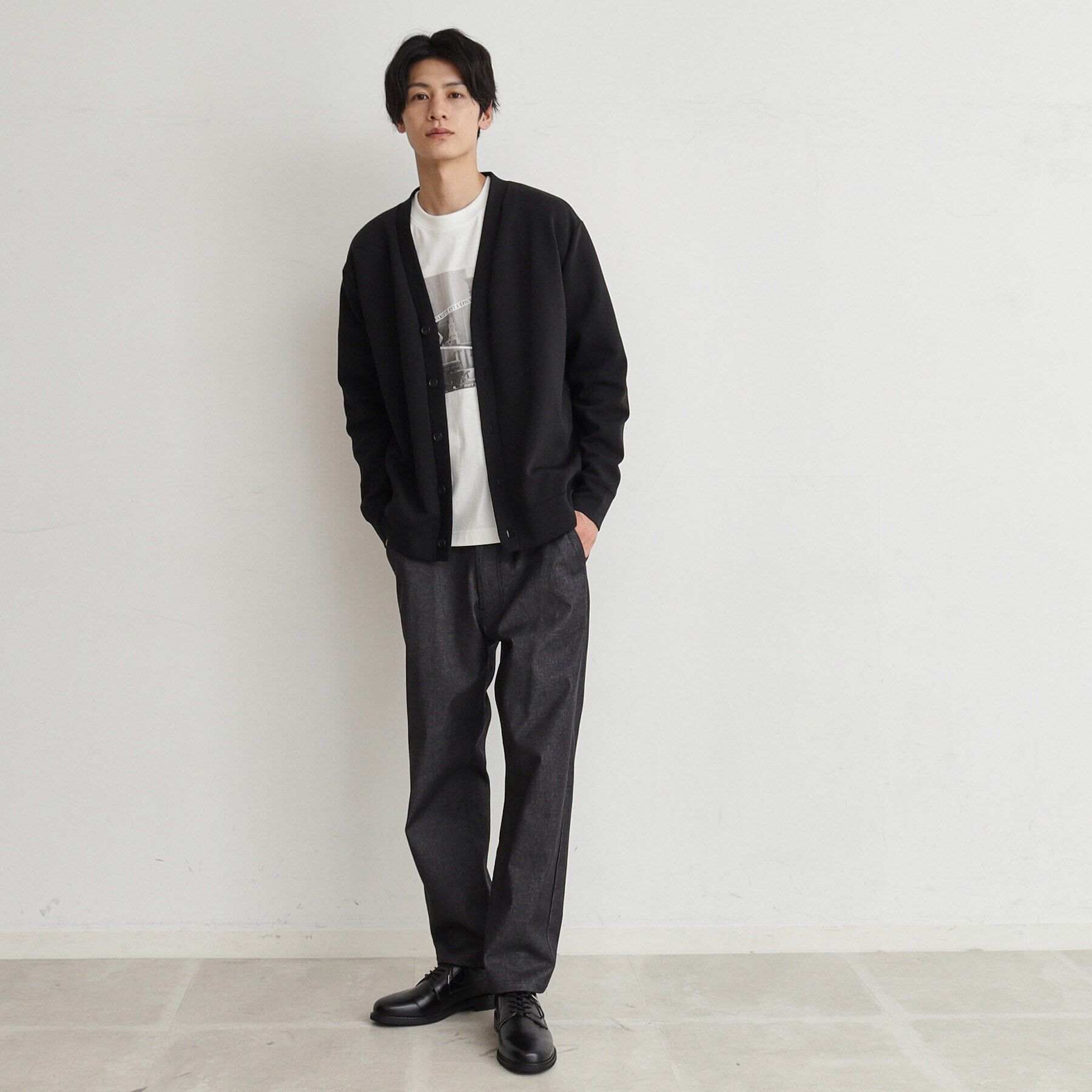 THE SHOP TK「ライトダンボールカーディガン」|カーディガン|