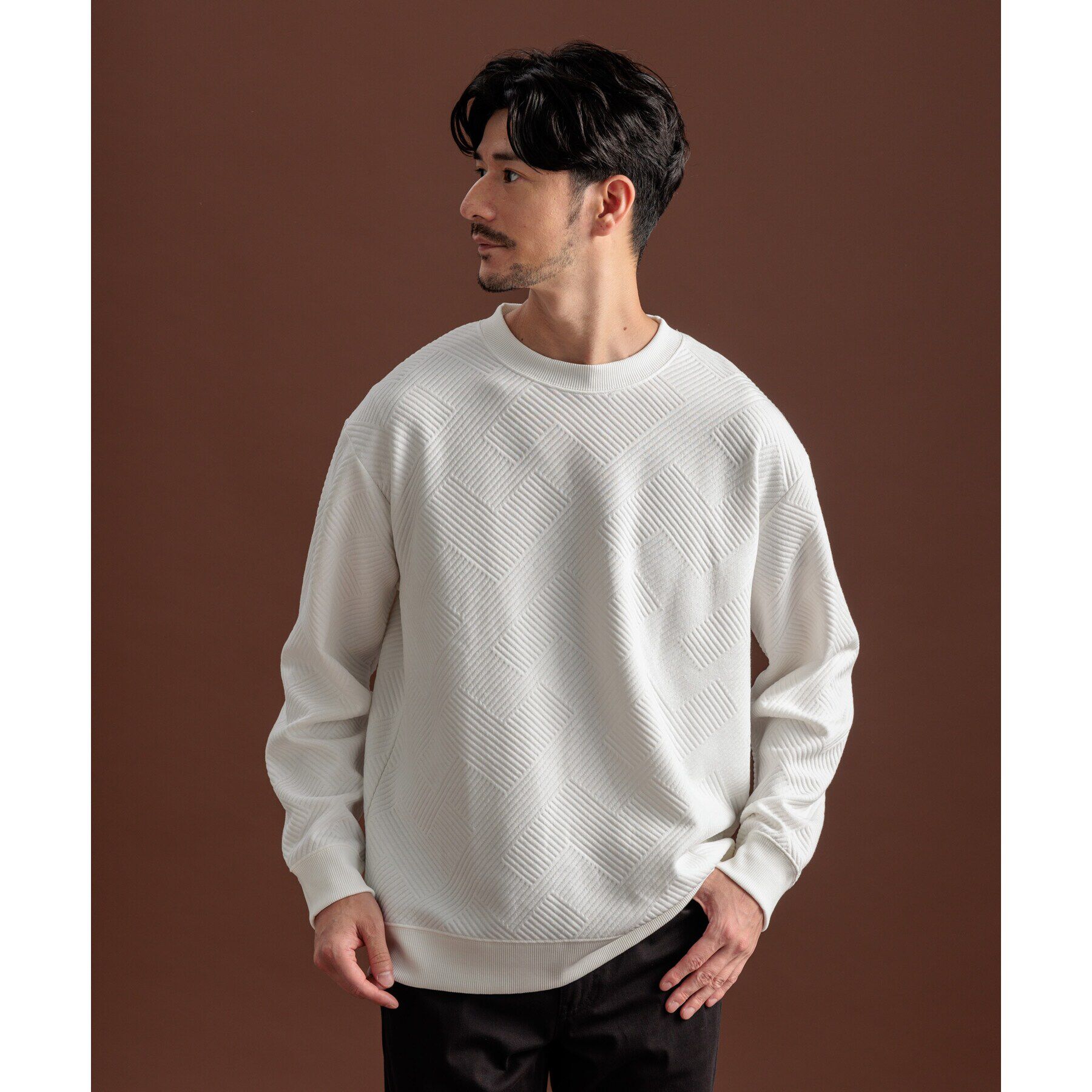 THE SHOP TK「ふくれキルティングプルオーバー」|Tシャツ・カットソー|