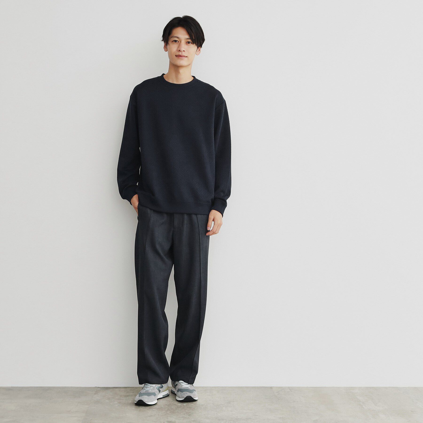 THE SHOP TK「ふくれキルティングプルオーバー」|Tシャツ・カットソー|