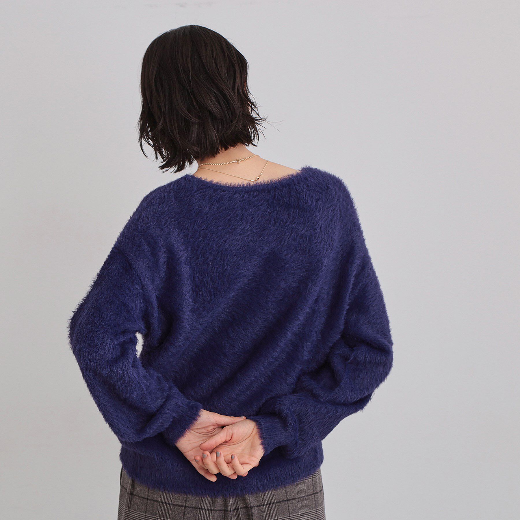 THE SHOP TK「【選べる7色/華やかで柔らか】ふわふわフェザーニット/洗える・前後2WAY」|ニット・セーター|