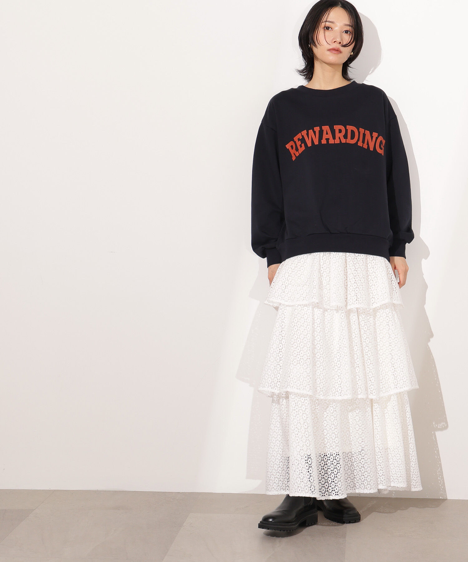  「カレッジロゴスウェット」|Tシャツ・カットソー|