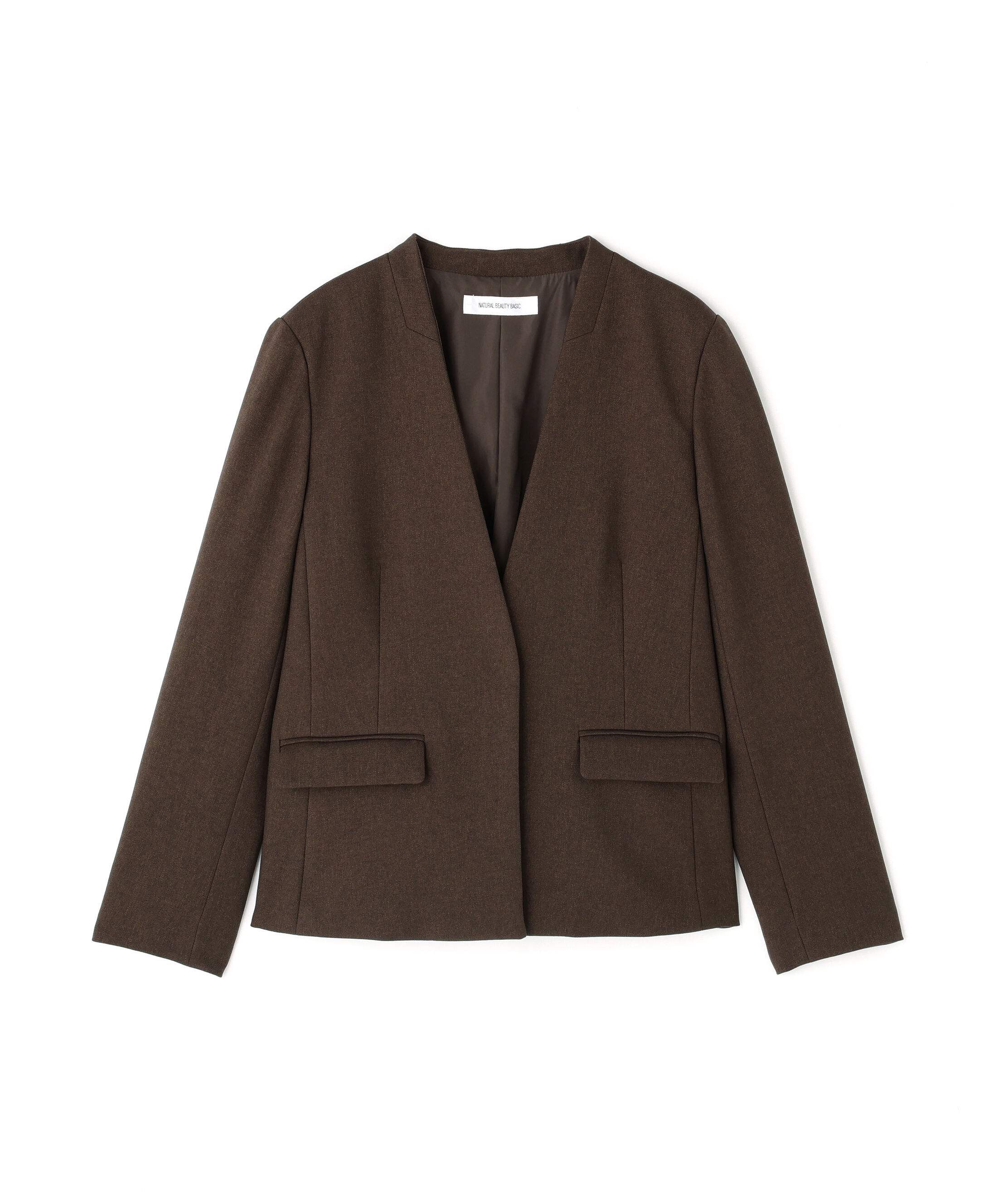  「ウーステッドライクツイル SETUP ノーカラージャケット」|その他|