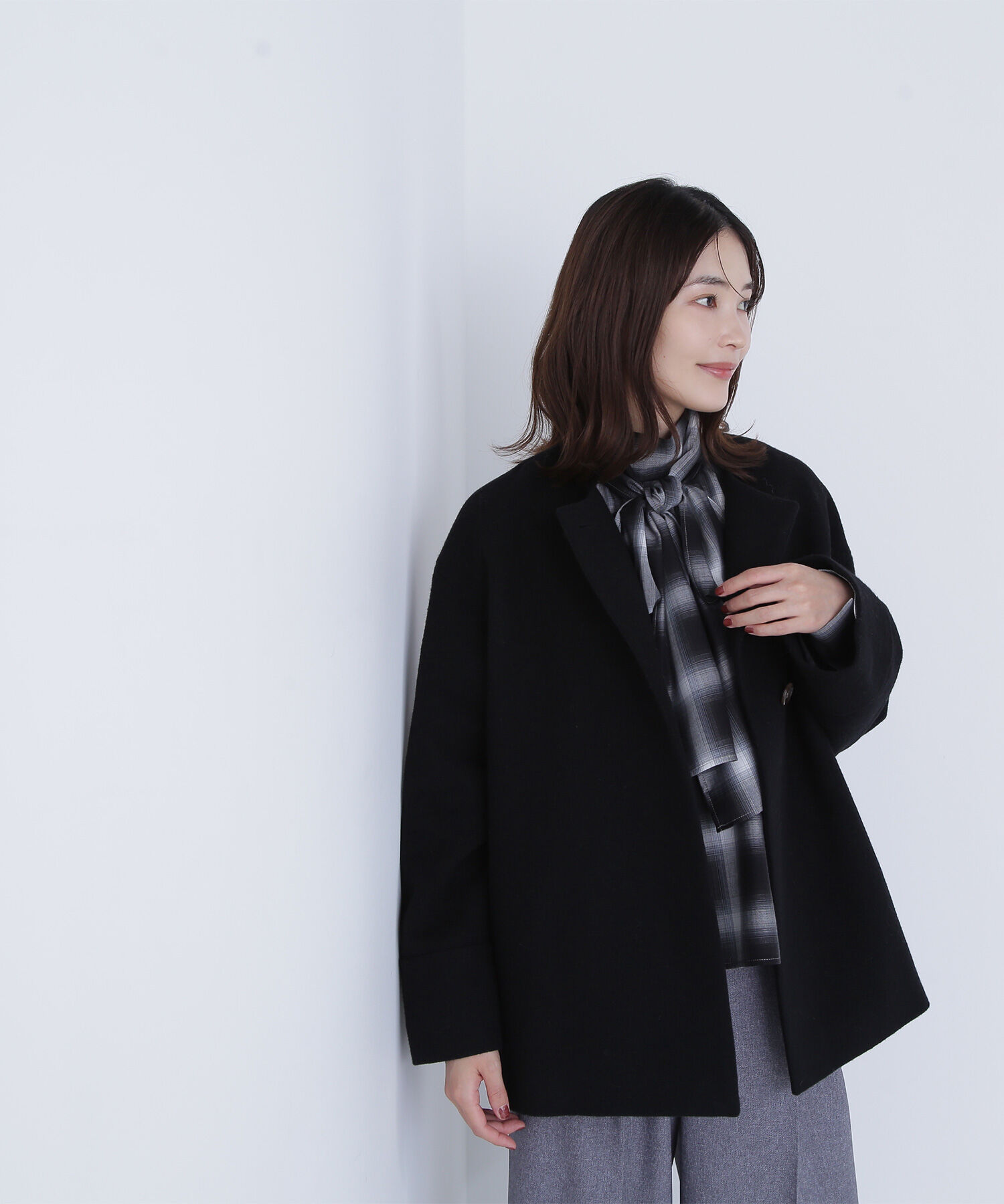  「毎日に&ldquo;ちょうどいい&rdquo;カシミヤ混コート」|ブルゾン・スタジャン|