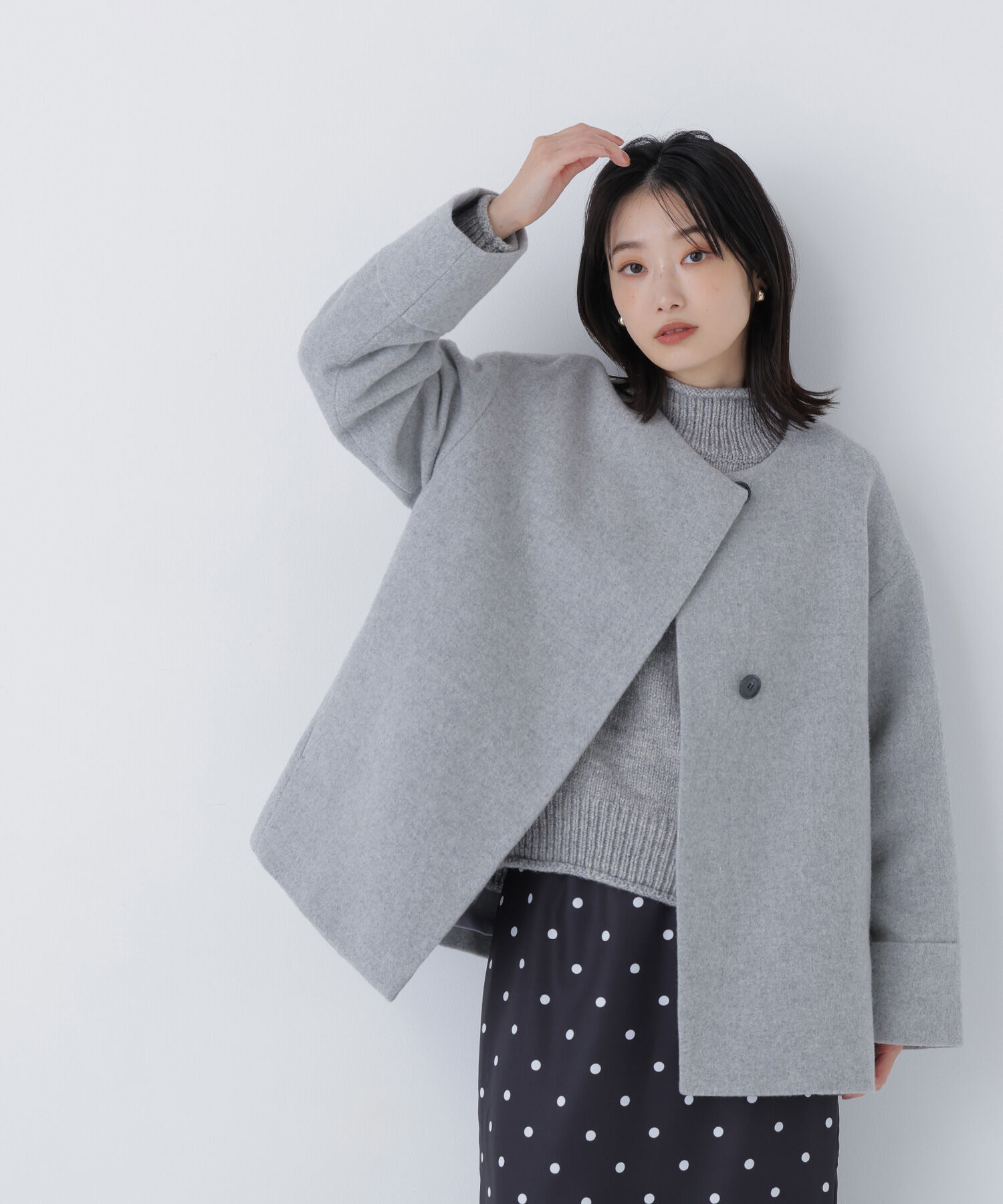  「毎日に&ldquo;ちょうどいい&rdquo;カシミヤ混コート」|ブルゾン・スタジャン|