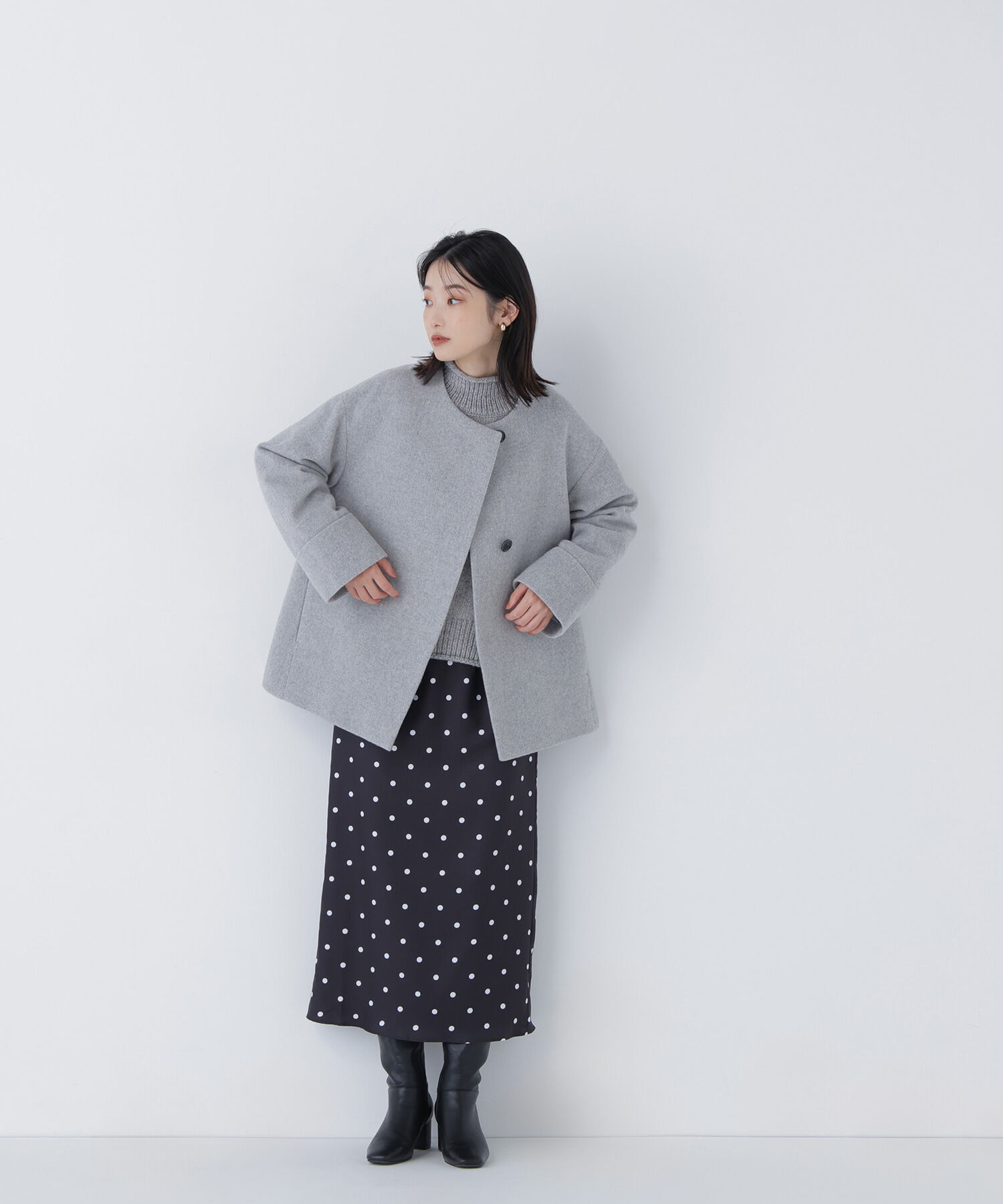  「毎日に&ldquo;ちょうどいい&rdquo;カシミヤ混コート」|ブルゾン・スタジャン|