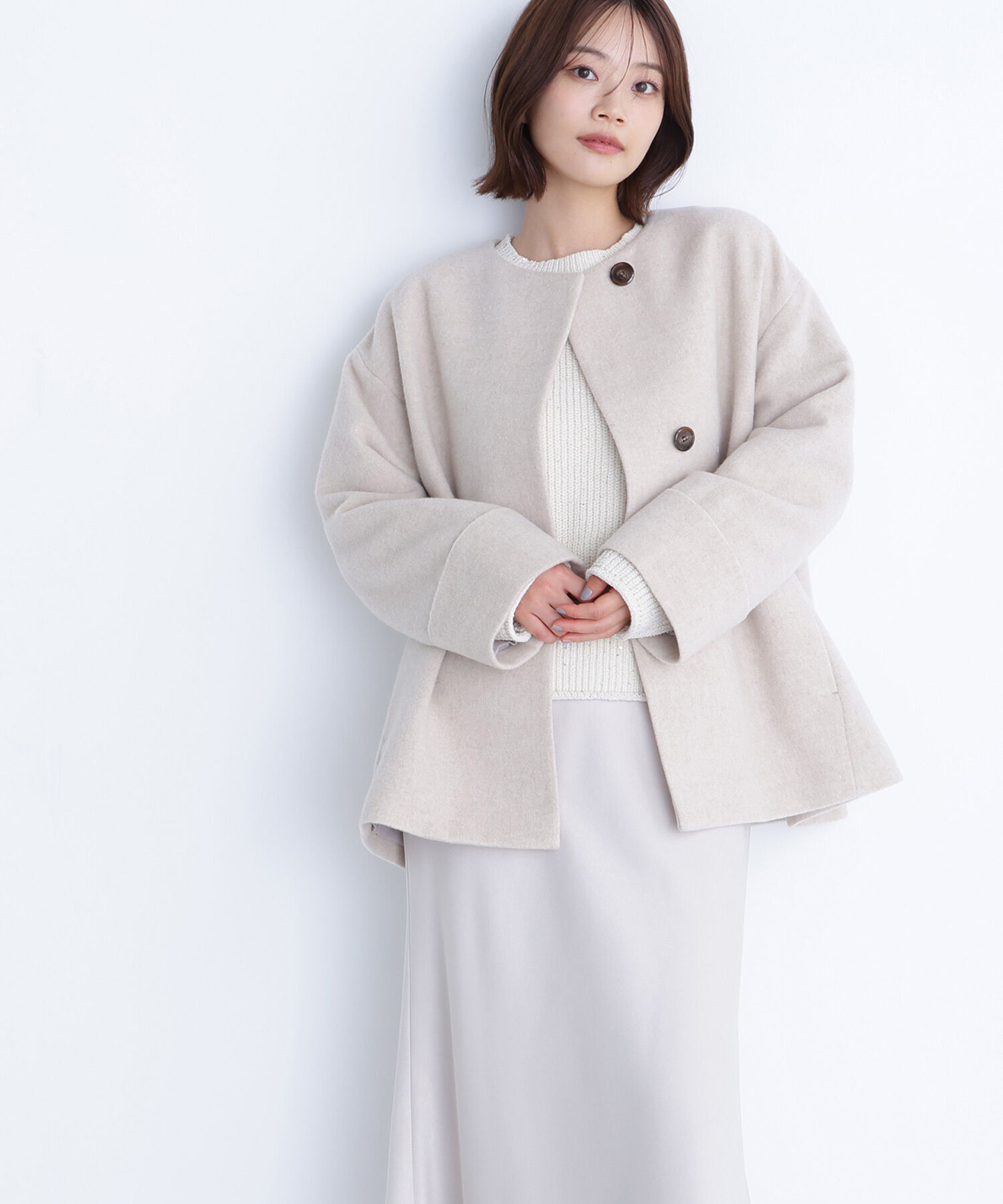  「毎日に&ldquo;ちょうどいい&rdquo;カシミヤ混コート」|ブルゾン・スタジャン|