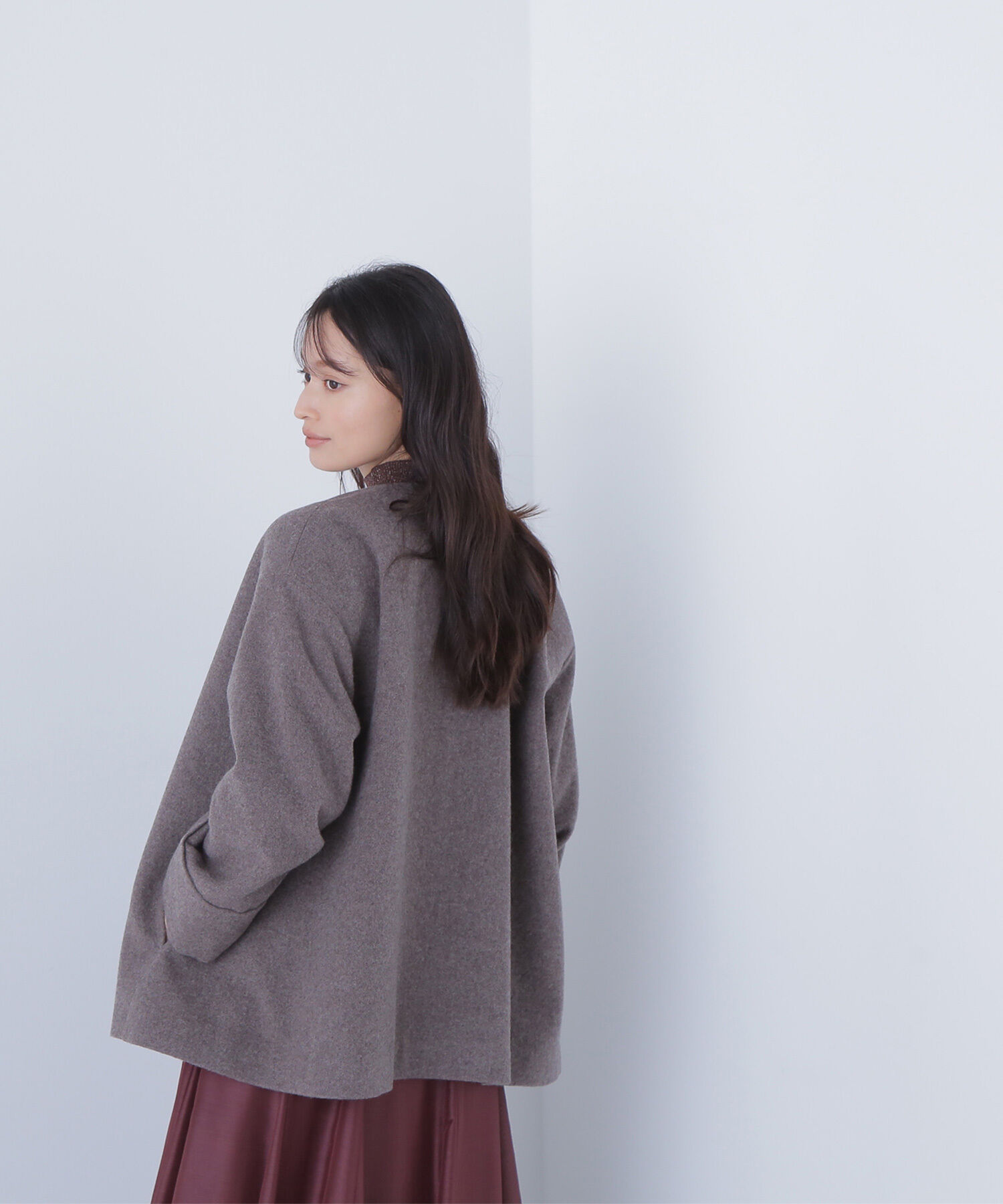  「毎日に&ldquo;ちょうどいい&rdquo;カシミヤ混コート」|ブルゾン・スタジャン|