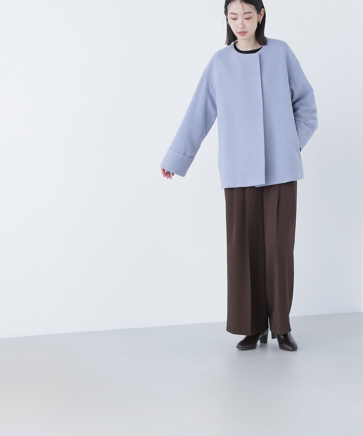  「毎日に&ldquo;ちょうどいい&rdquo;カシミヤ混コート」|ブルゾン・スタジャン|